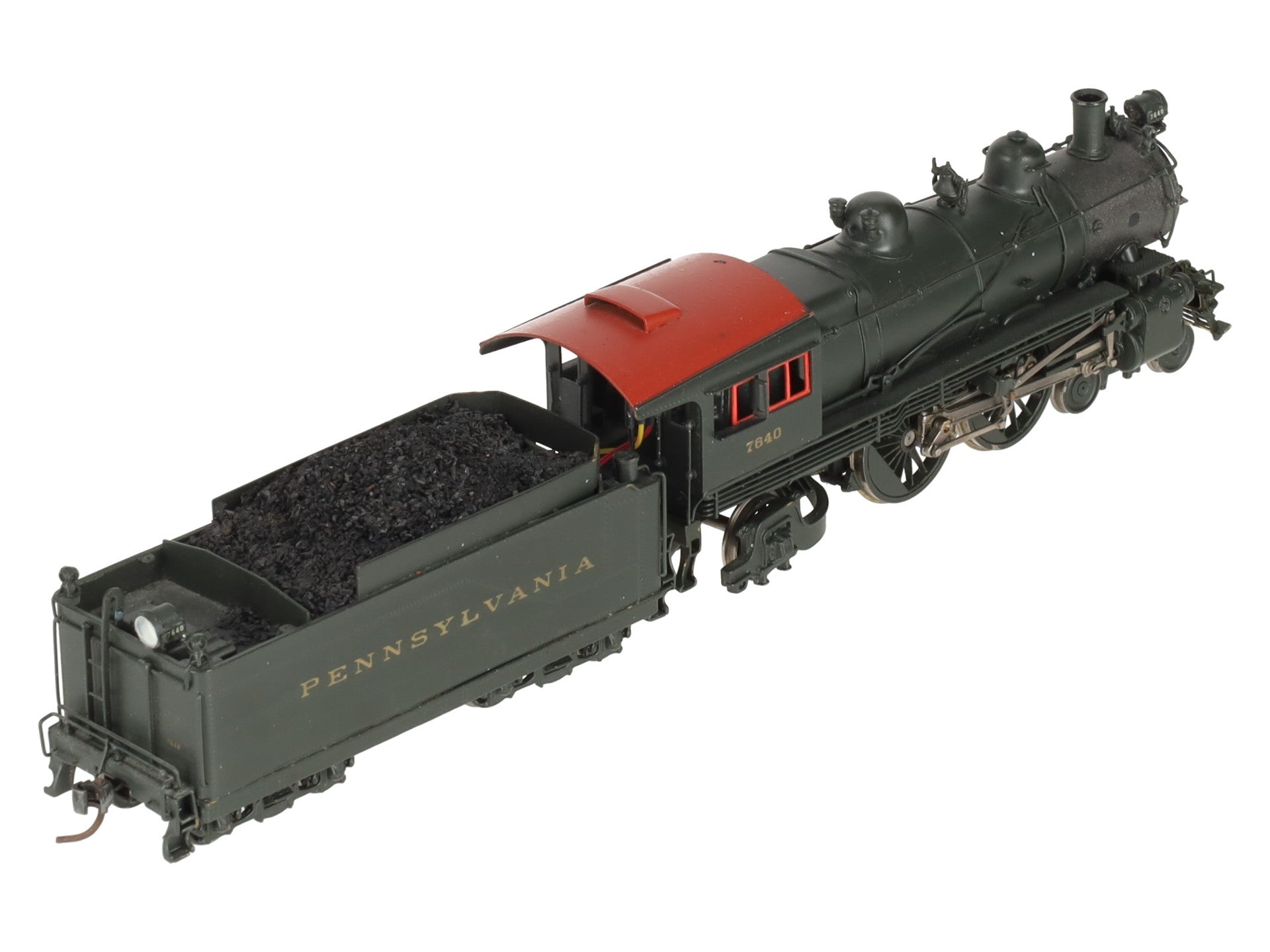 Alco Models HO BRASS PRR E-5 4-4-2 Steam Locomotive & Tender w/ DCC/Box