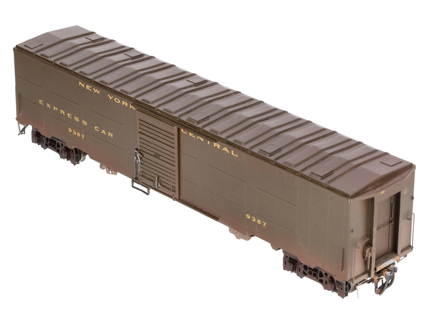 Precision Scale Company 16335-1 O Brass NYC Express Box Car - Custom (2 Rail)/Box