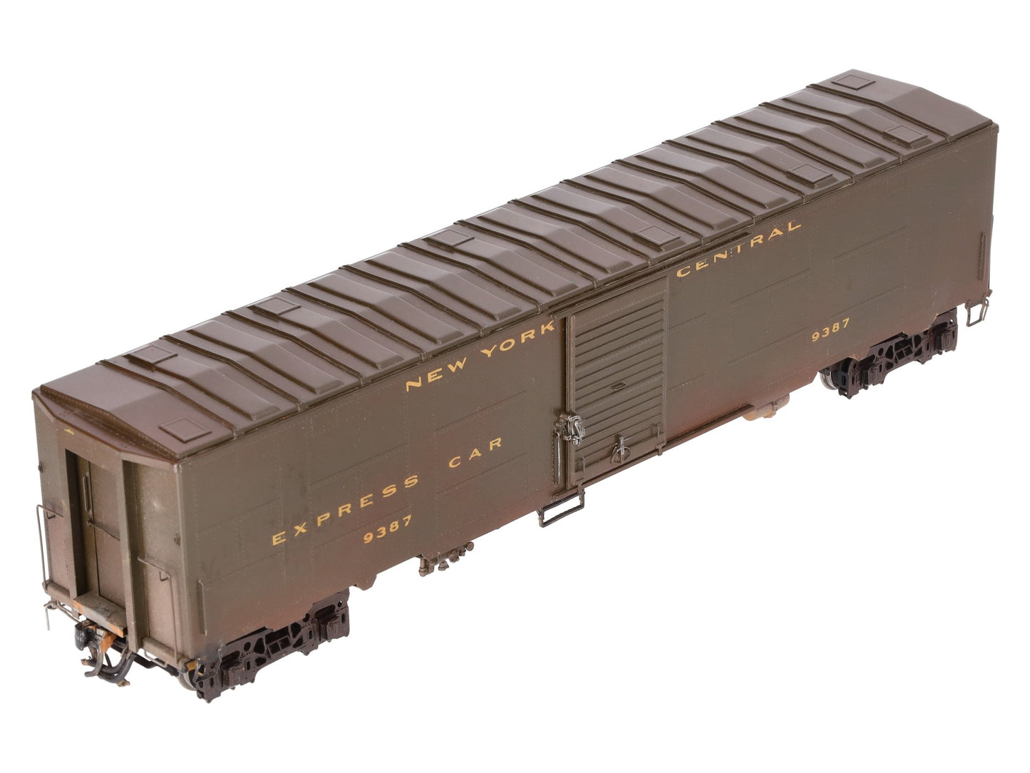 Precision Scale Company 16335-1 O Brass NYC Express Box Car - Custom (2 Rail)/Box
