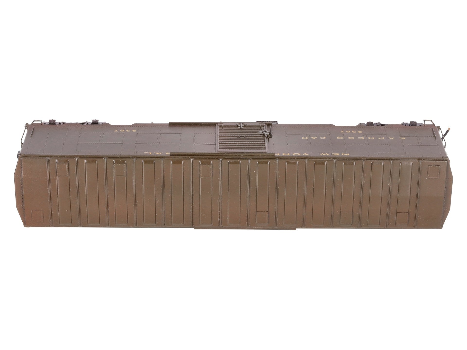 Precision Scale Company 16335-1 O Brass NYC Express Box Car - Custom (2 Rail)/Box
