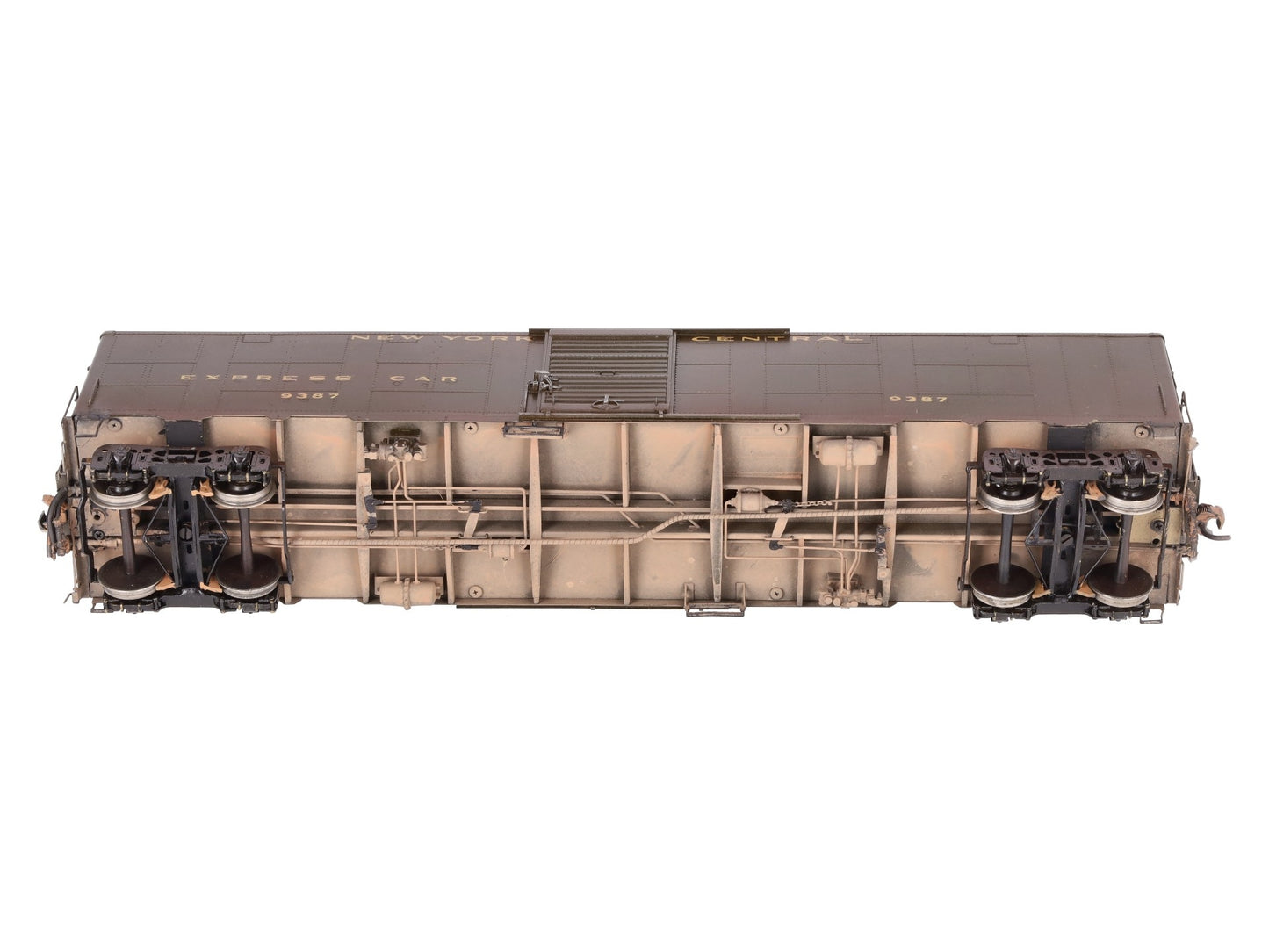 Precision Scale Company 16335-1 O Brass NYC Express Box Car - Custom (2 Rail)/Box