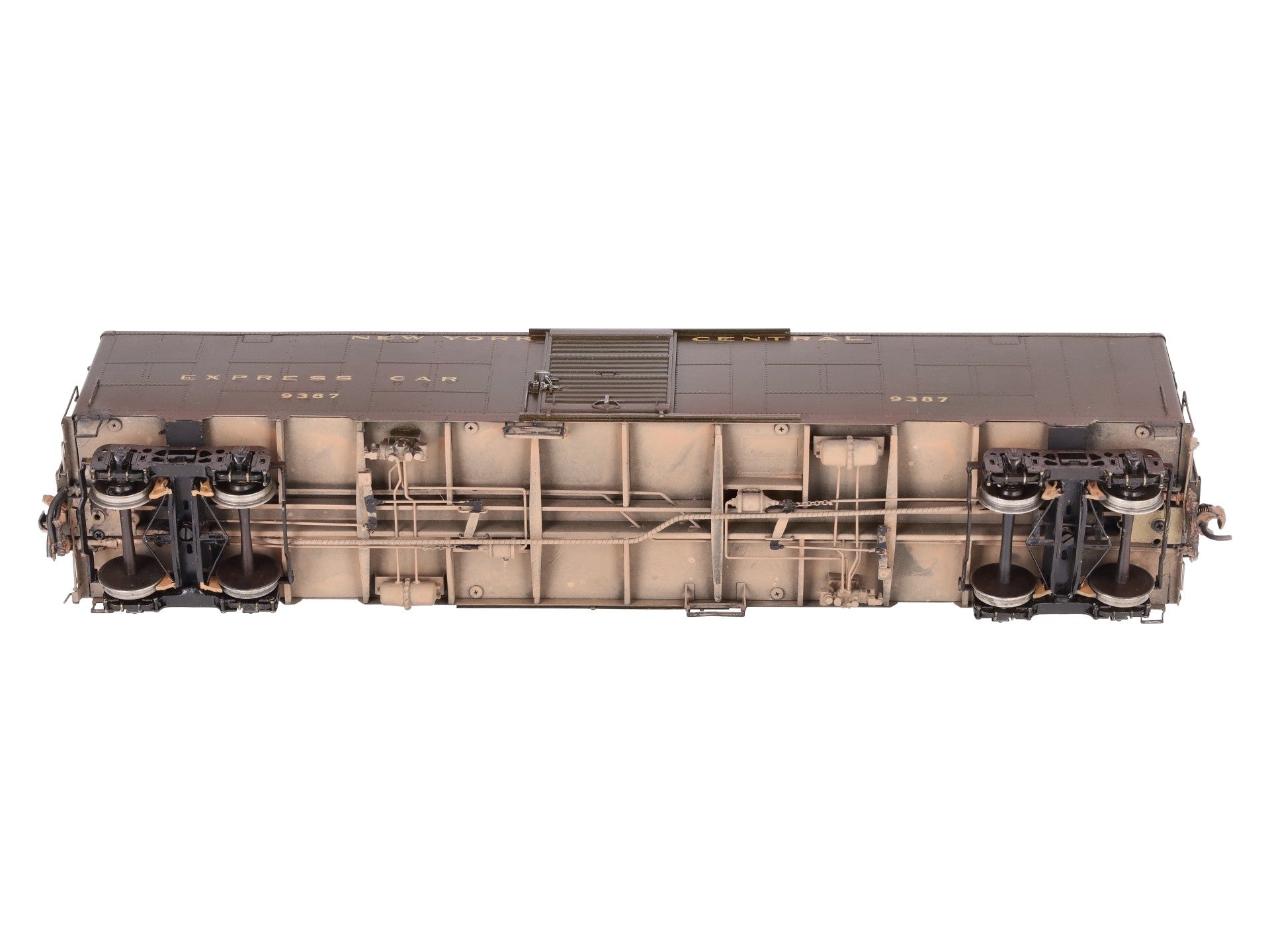 Precision Scale Company 16335-1 O Brass NYC Express Box Car - Custom (2 Rail)/Box