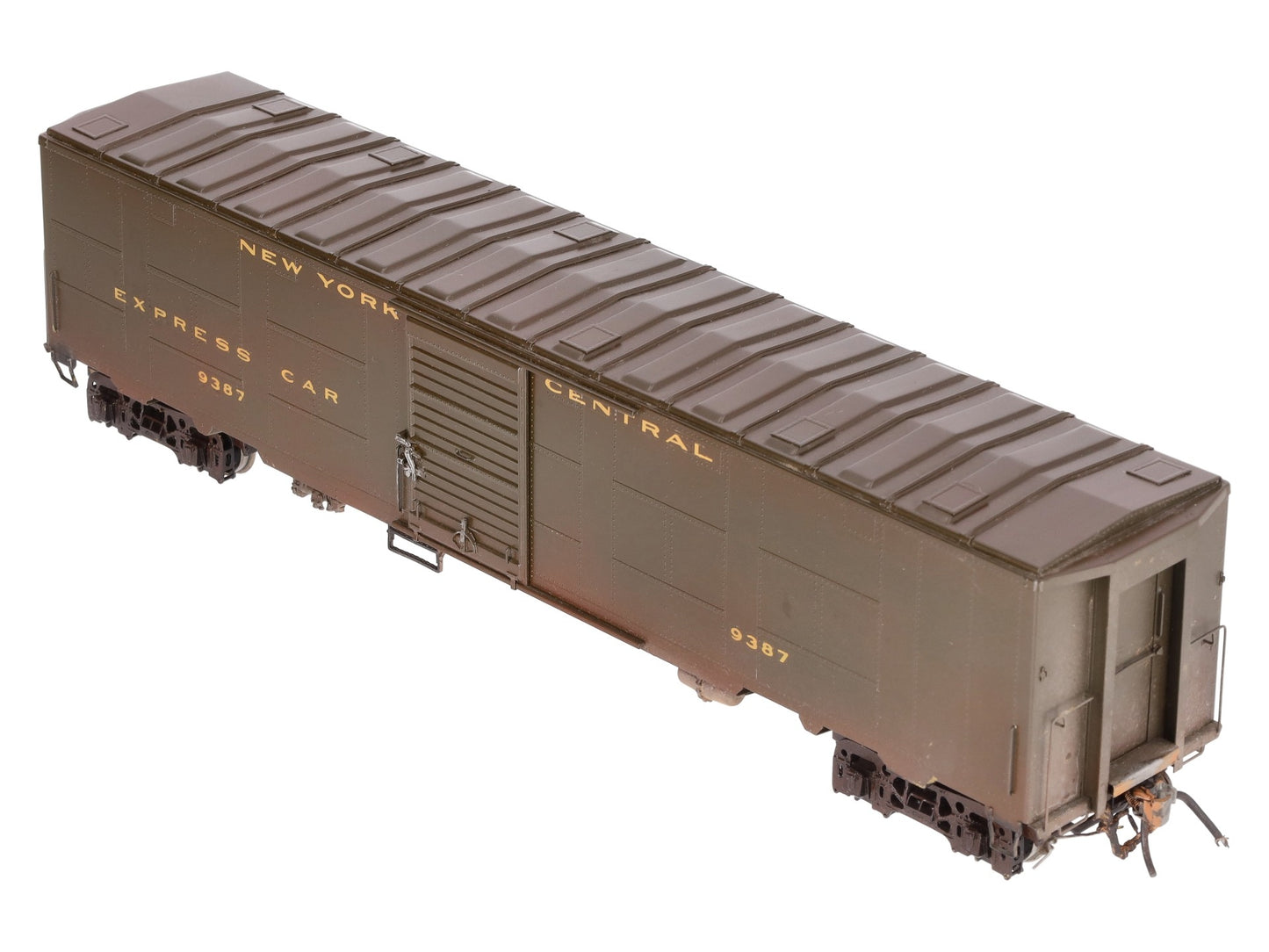 Precision Scale Company 16335-1 O Brass NYC Express Box Car - Custom (2 Rail)/Box