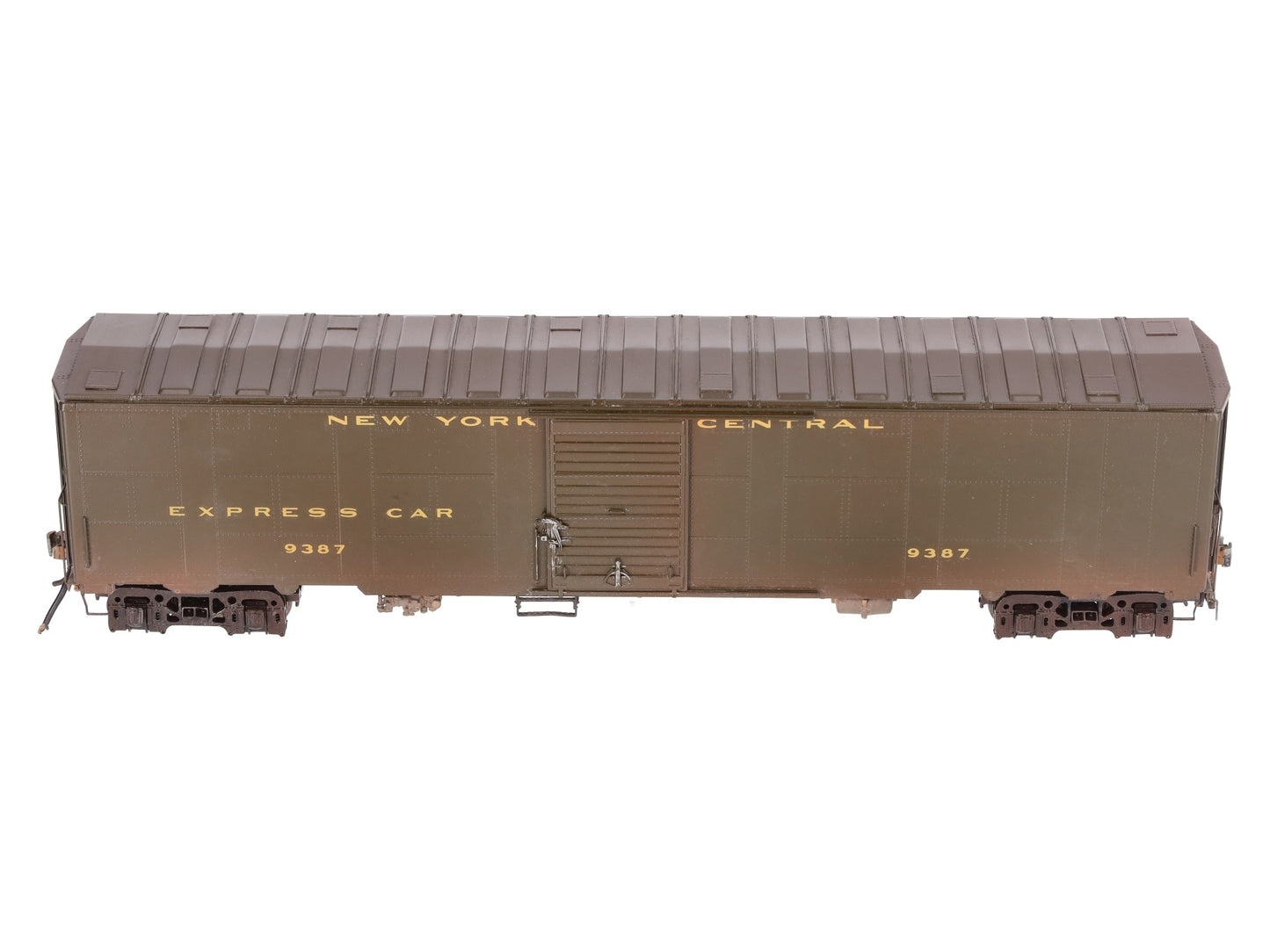 Precision Scale Company 16335-1 O Brass NYC Express Box Car - Custom (2 Rail)/Box