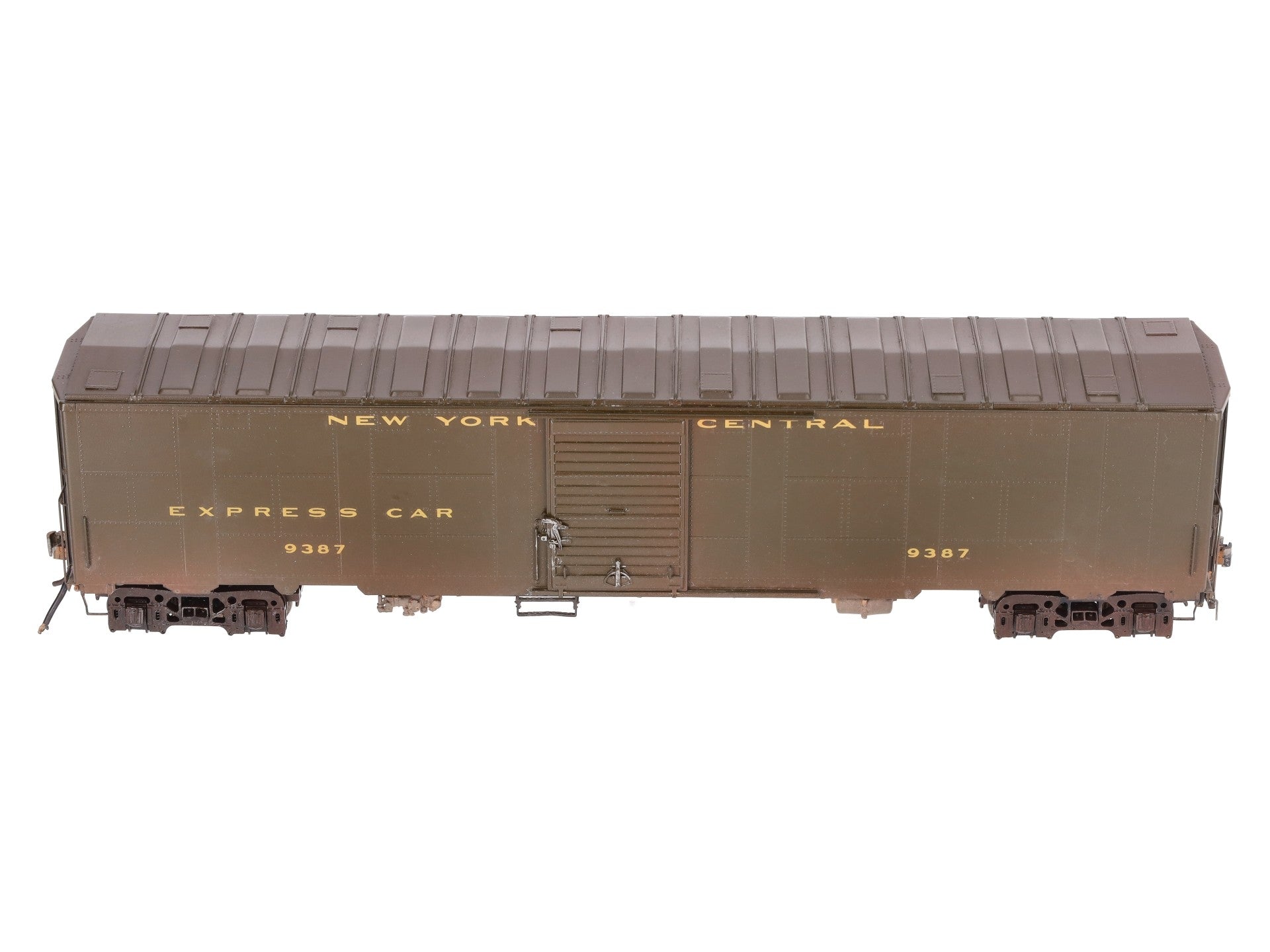 Precision Scale Company 16335-1 O Brass NYC Express Box Car - Custom (2 Rail)/Box