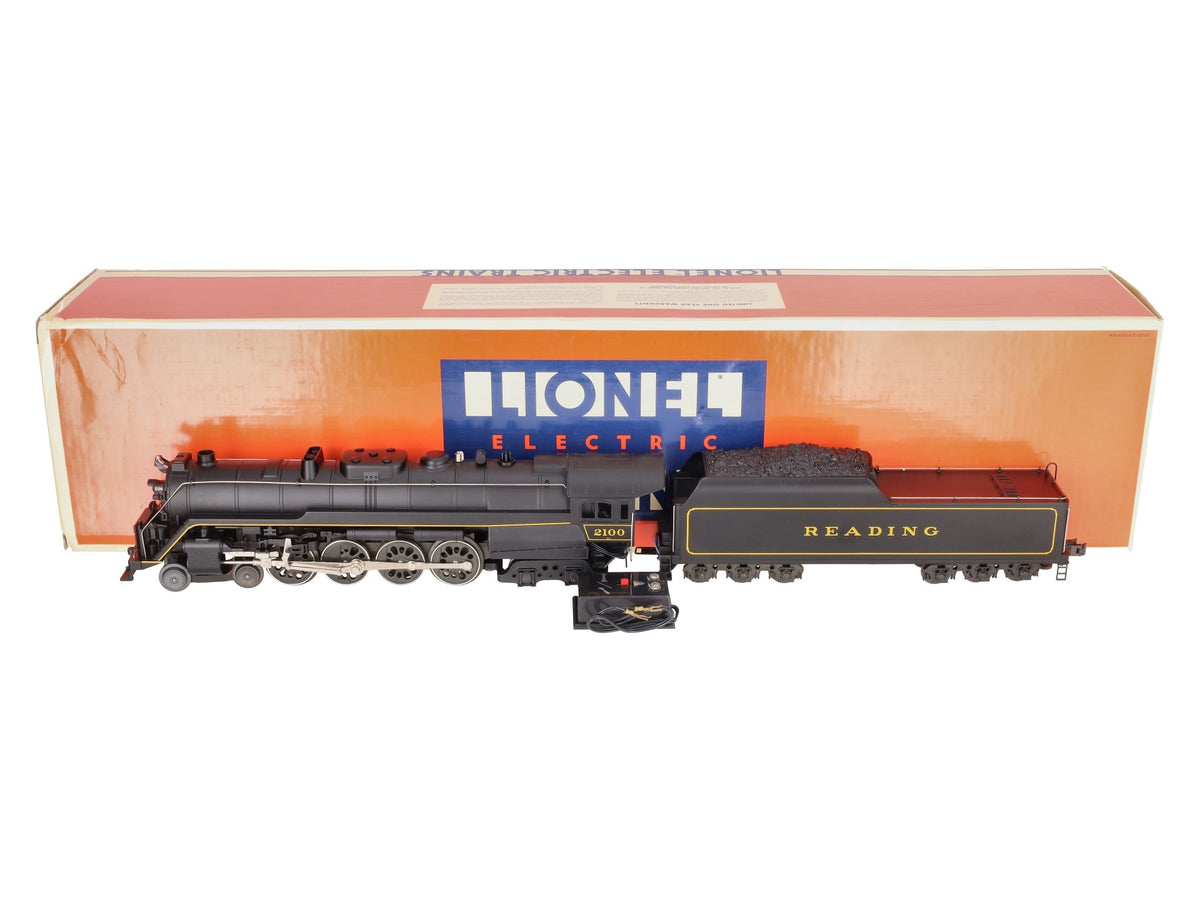 Lionel 6-18006 O Gauge Reading T-1 4-8-4 Steam Locomotive & Tender #2100 EX/Box