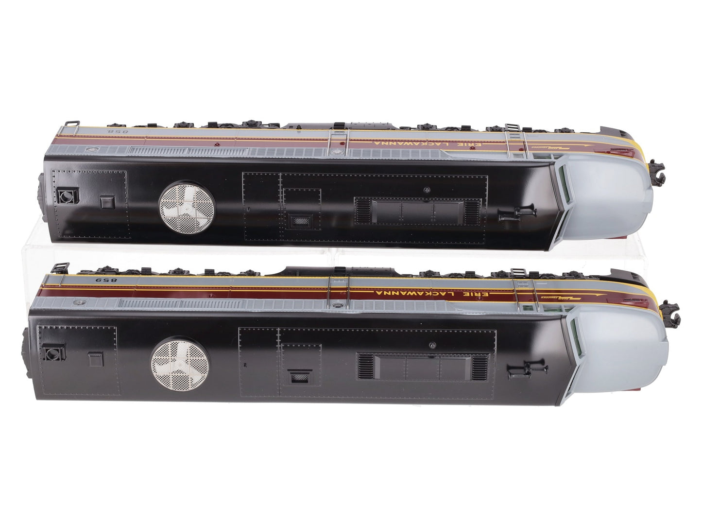 Lionel 6-18116 O Gauge Erie Lackawanna PA AA Diesel Set #858/859 EX/Box