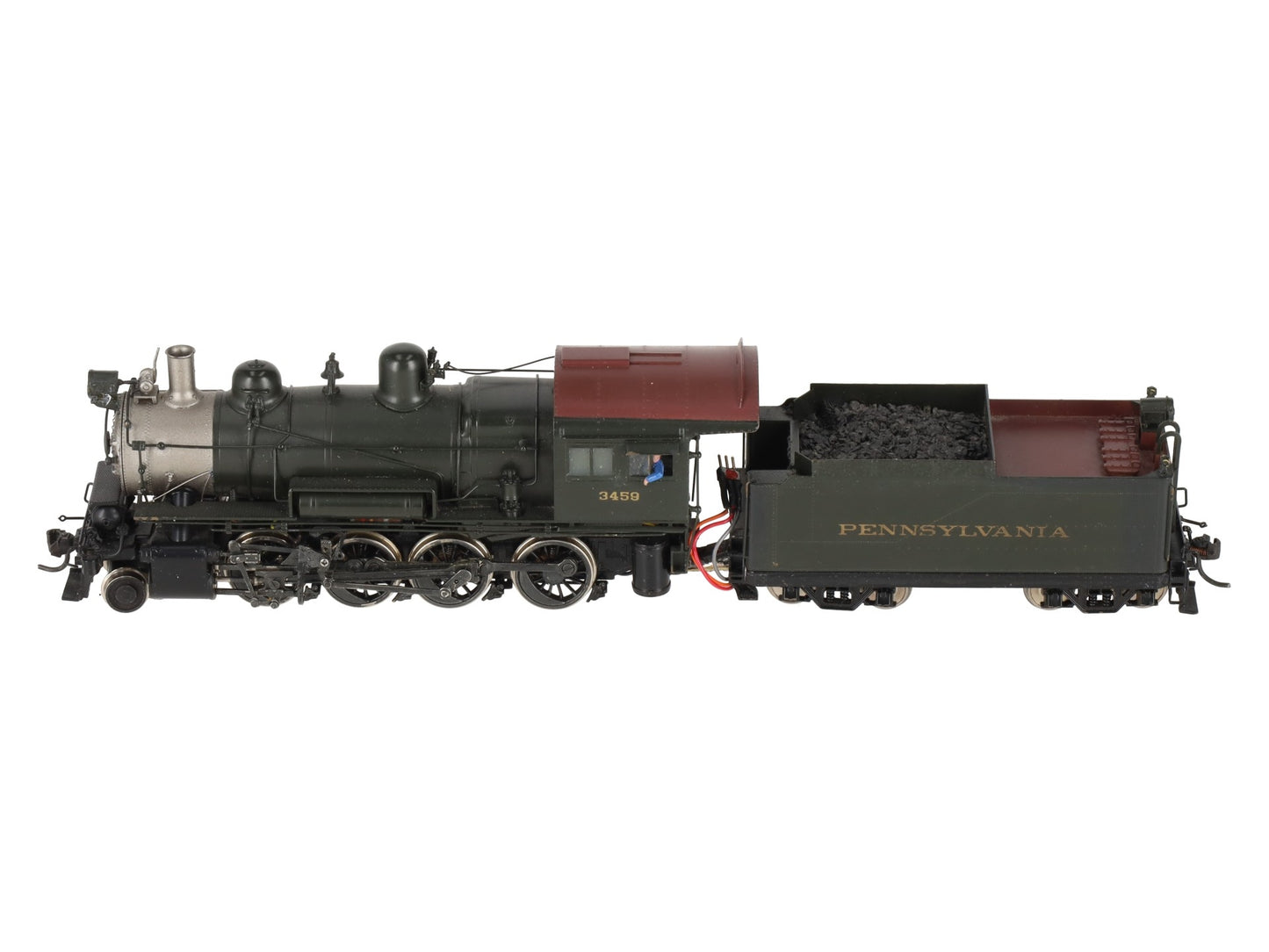 Sunset Models HO Scale BRASS H-6sb 2-8-0 Steam Loco & Tender DCC - Painted/Box
