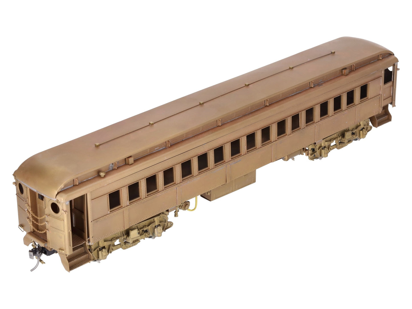 NJ Custom Brass 723 O Gauge Brass Pennsylvania R.R. P-54 Coach Car (2-Rail) EX/Box