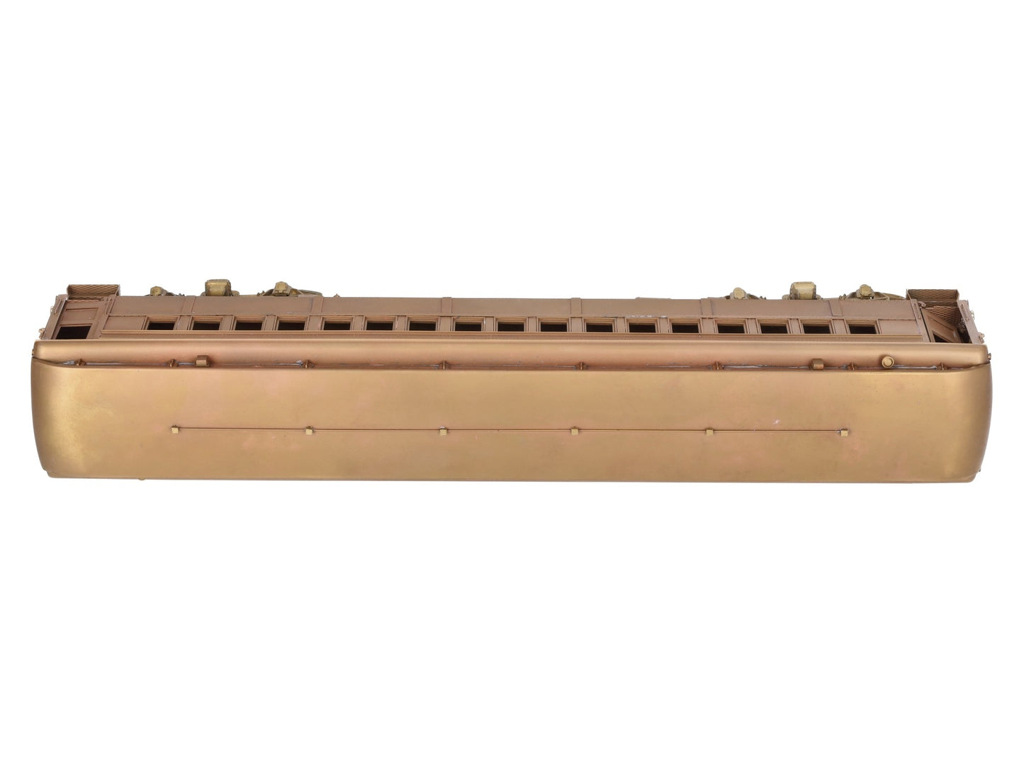 NJ Custom Brass 723 O Gauge Brass Pennsylvania R.R. P-54 Coach Car (2-Rail) EX/Box