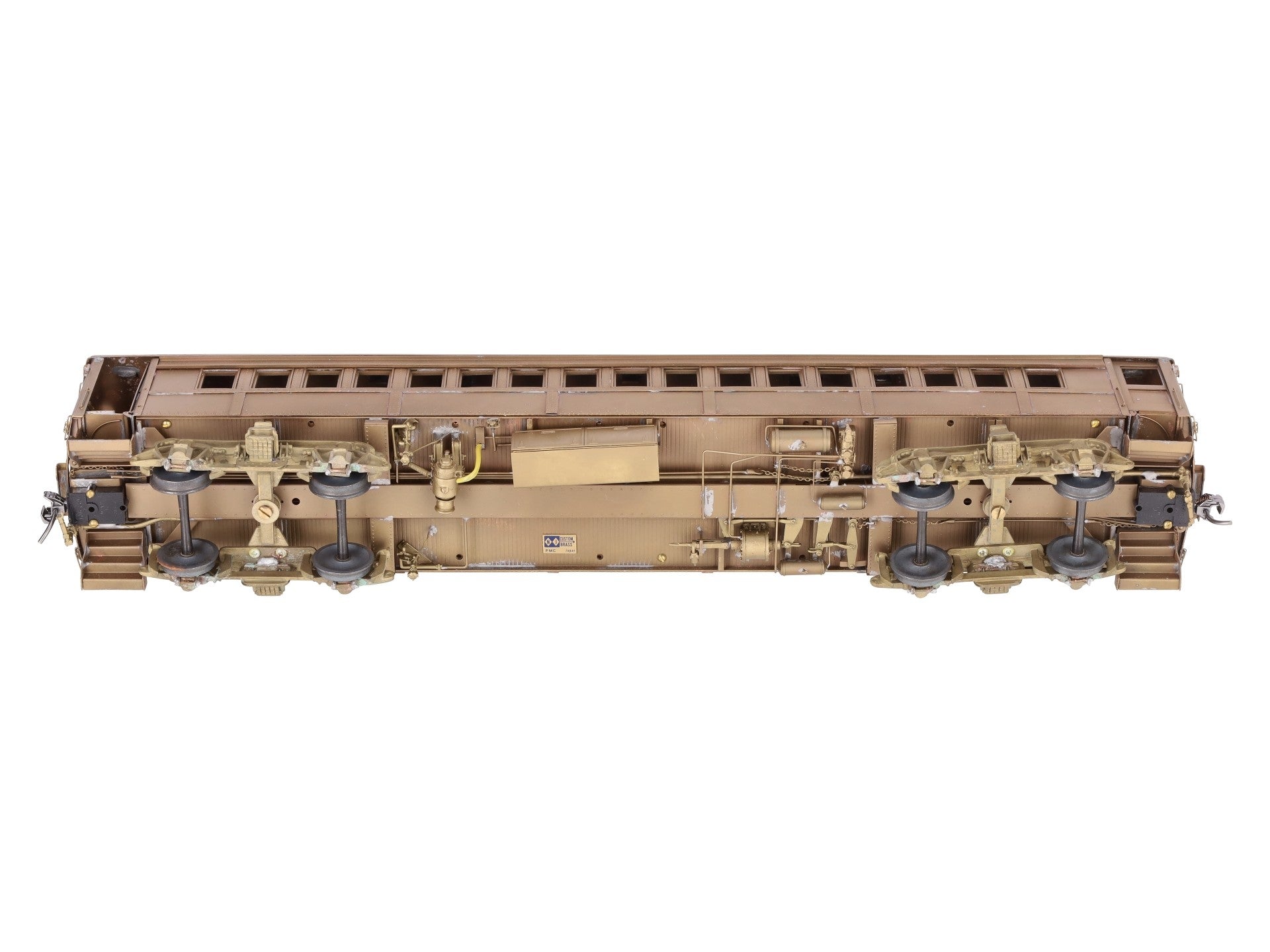 NJ Custom Brass 723 O Gauge Brass Pennsylvania R.R. P-54 Coach Car (2-Rail) EX/Box