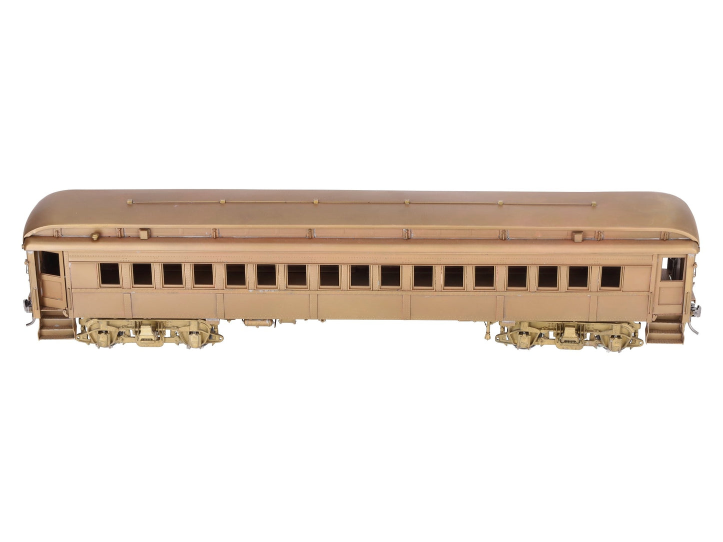NJ Custom Brass 723 O Gauge Brass Pennsylvania R.R. P-54 Coach Car (2-Rail) EX/Box