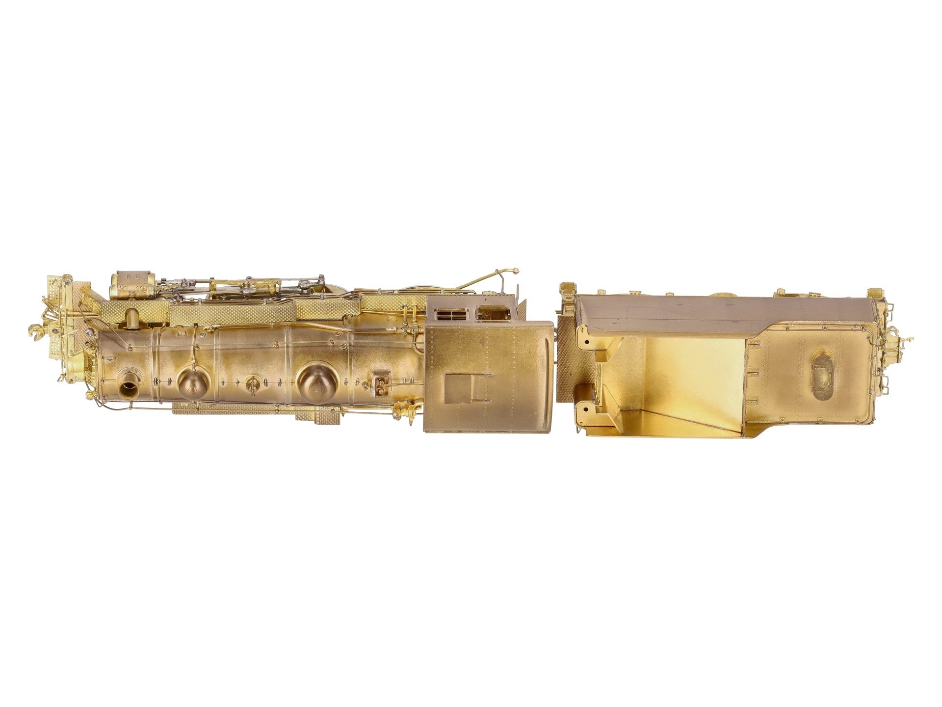Overland 1436 HO Brass Rutland 4-6-0 'F-2j' Steam Locomotive -Unpainted EX/Box