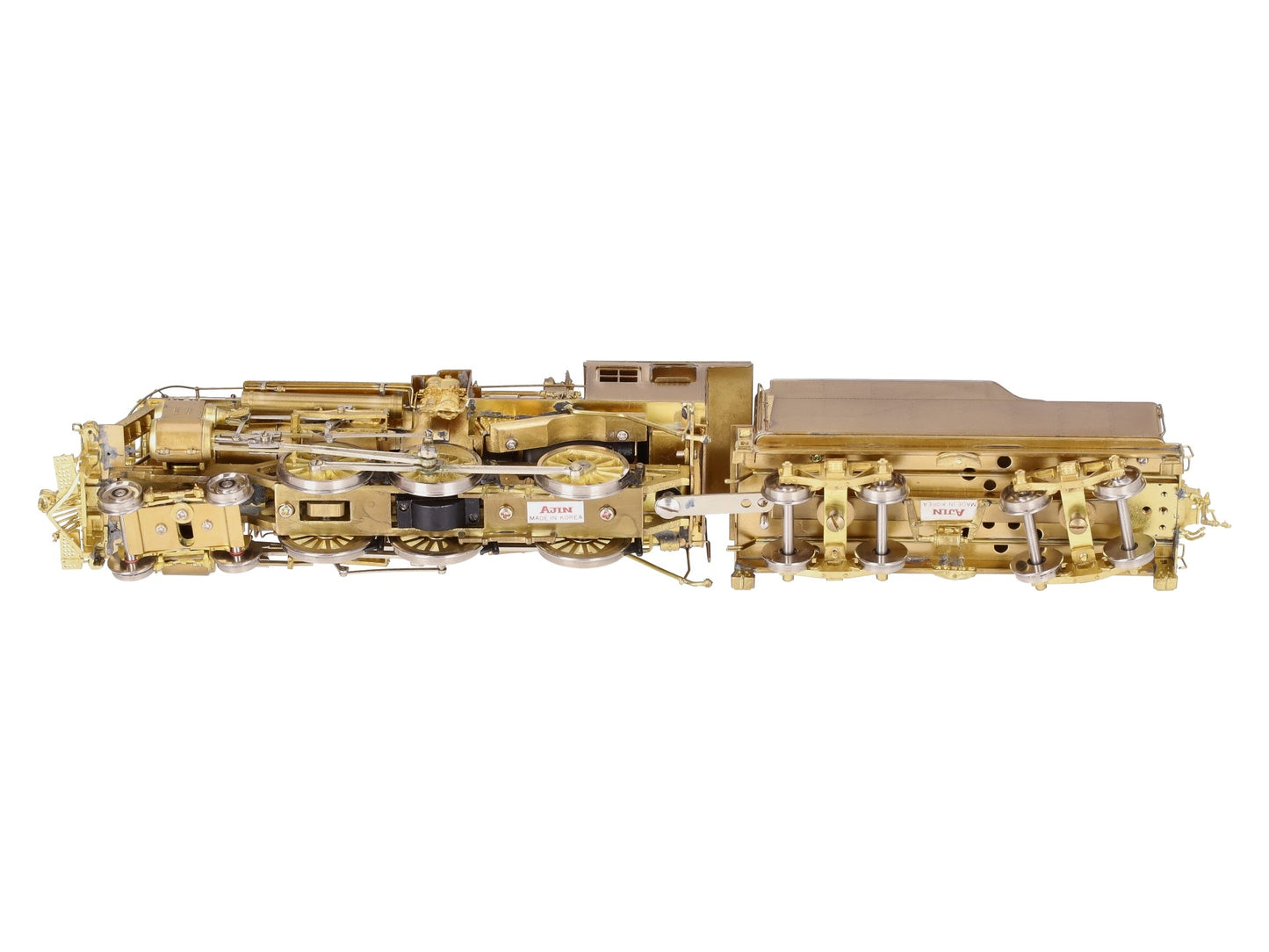 Overland 1436 HO Brass Rutland 4-6-0 'F-2j' Steam Locomotive -Unpainted EX/Box