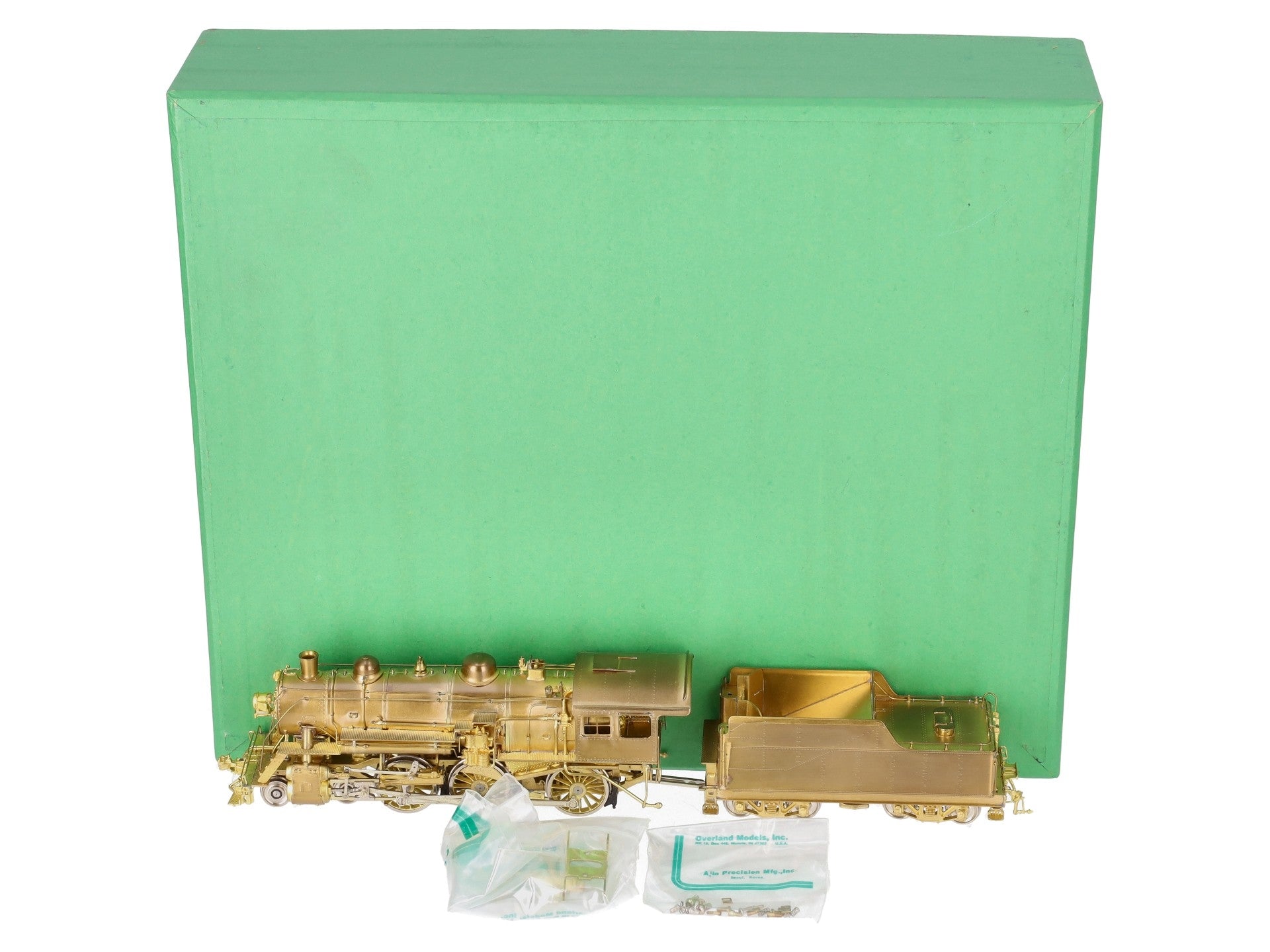 Overland 1436 HO Brass Rutland 4-6-0 'F-2j' Steam Locomotive -Unpainted EX/Box