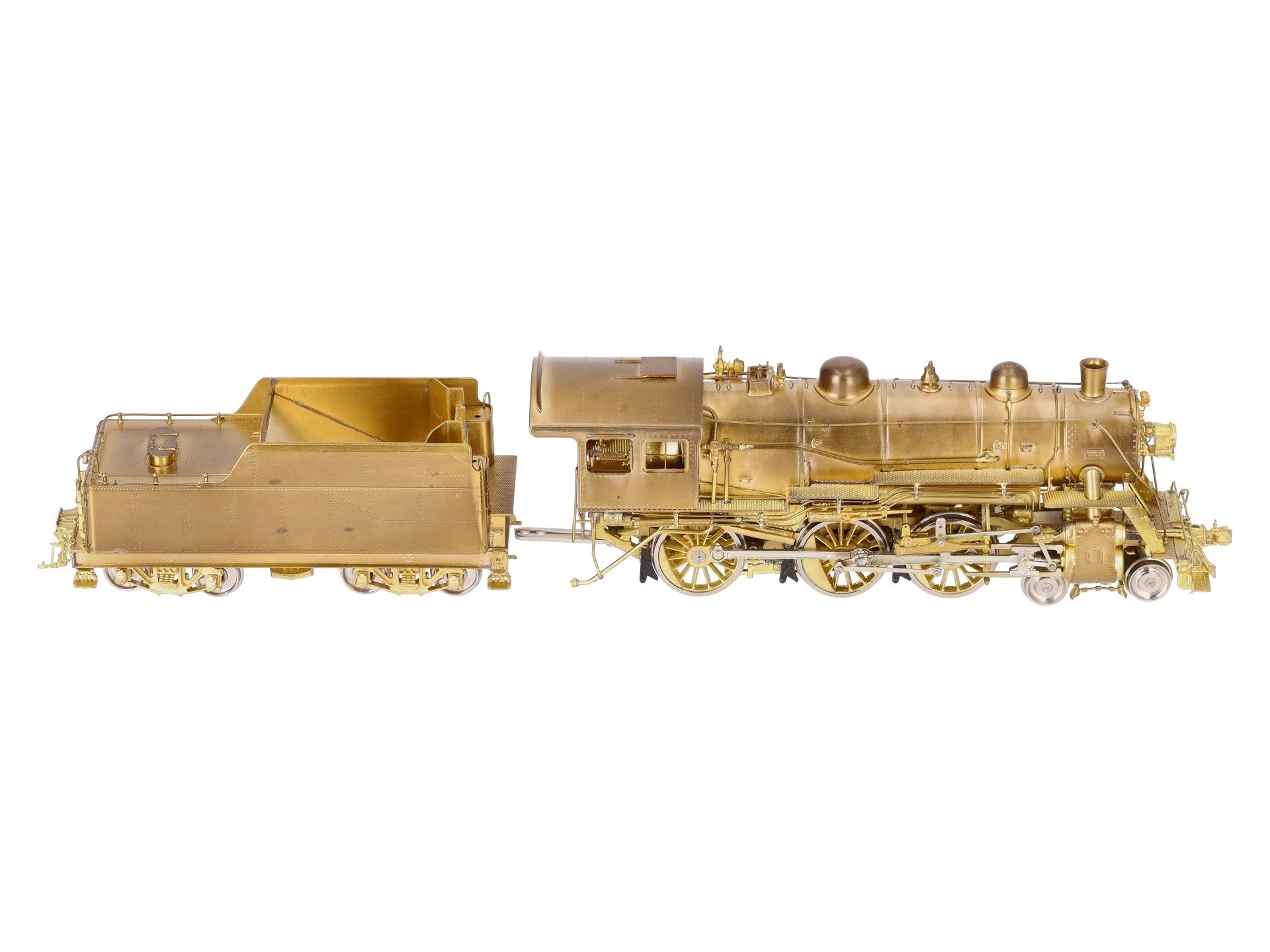 Overland 1436 HO Brass Rutland 4-6-0 'F-2j' Steam Locomotive -Unpainted EX/Box