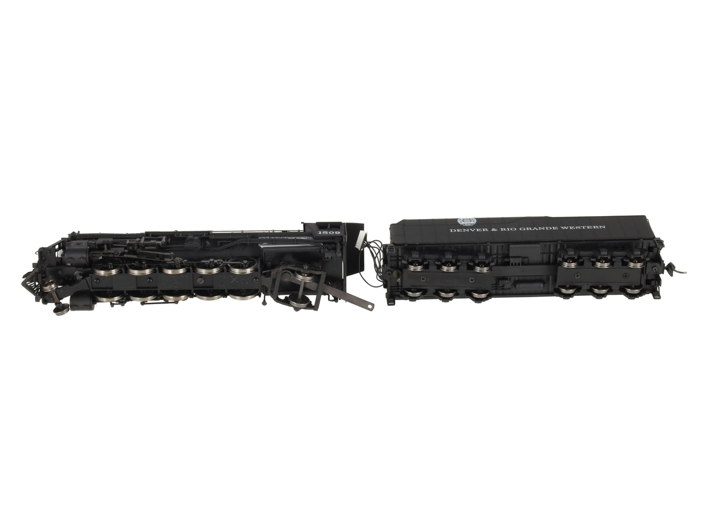 IHC 23435 HO Scale D&RGW 2-10-2 Steam Locomotive & Tender #1509