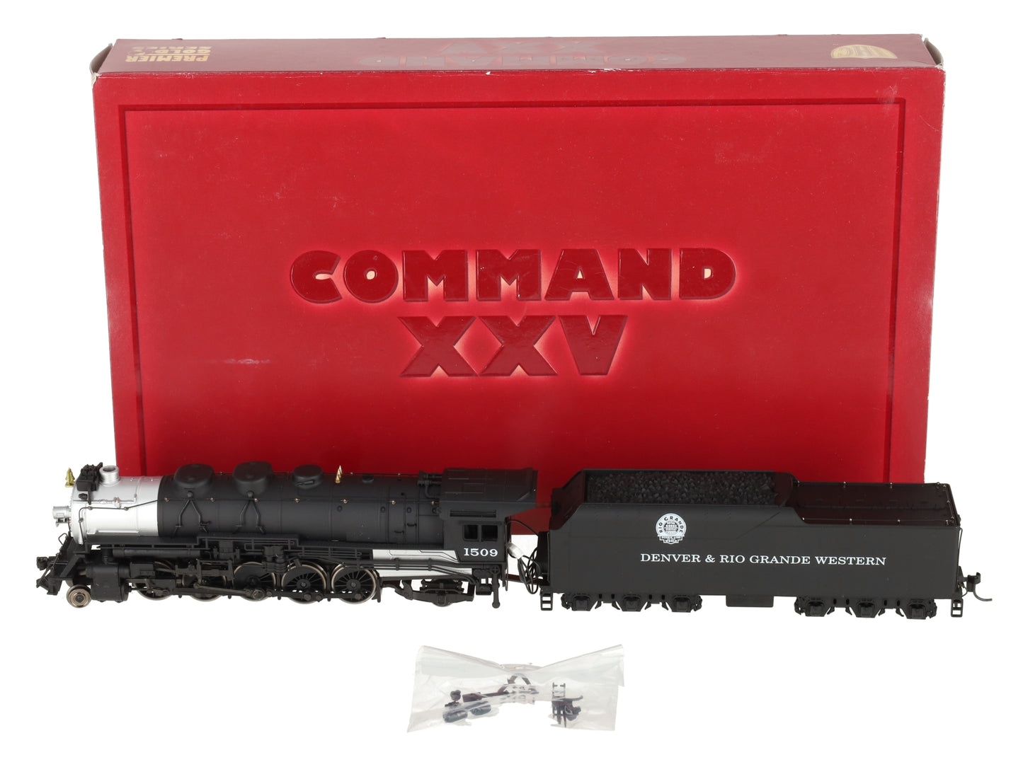 IHC 23435 HO Scale D&RGW 2-10-2 Steam Locomotive & Tender #1509