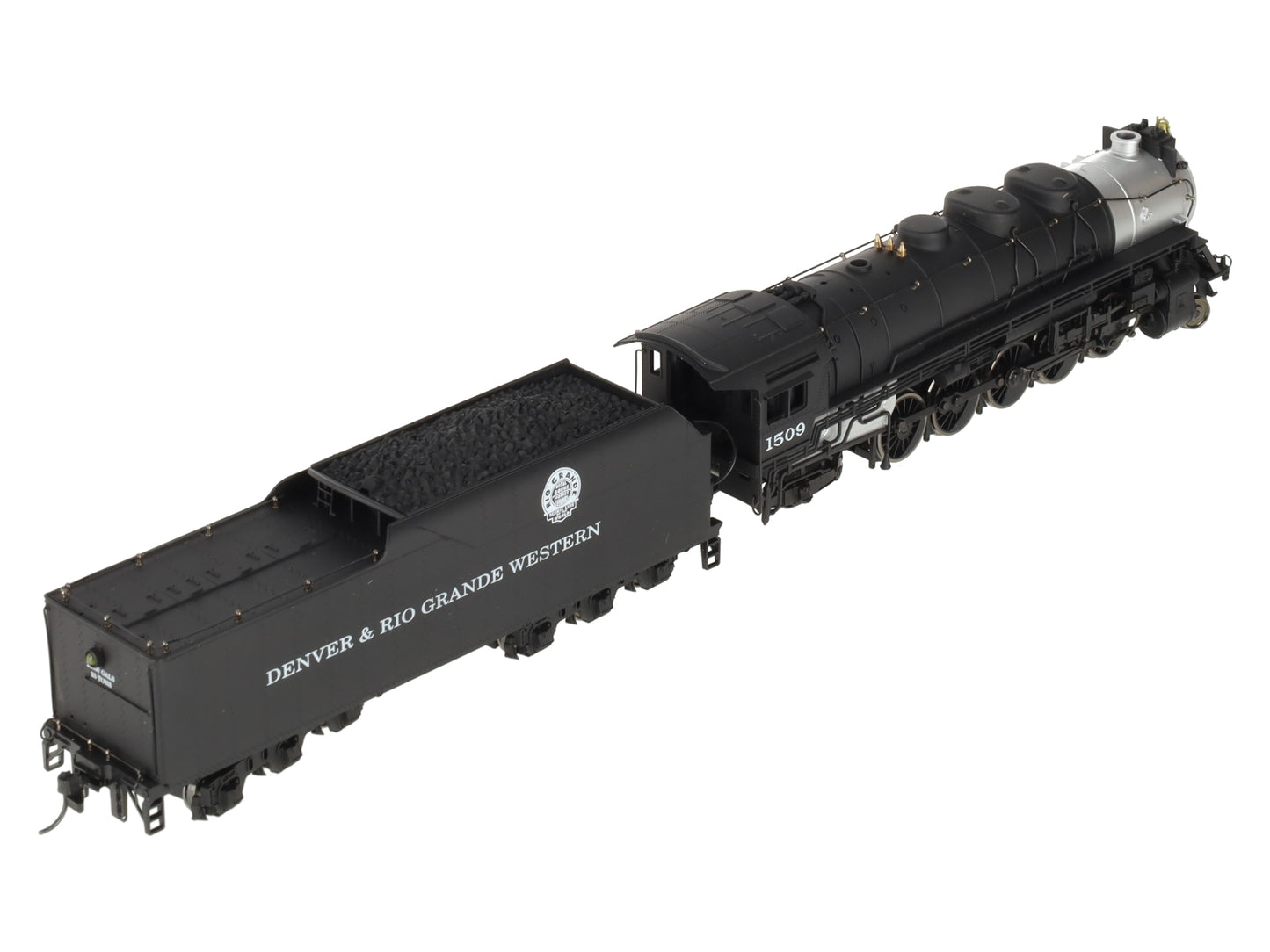 IHC 23435 HO Scale D&RGW 2-10-2 Steam Locomotive & Tender #1509