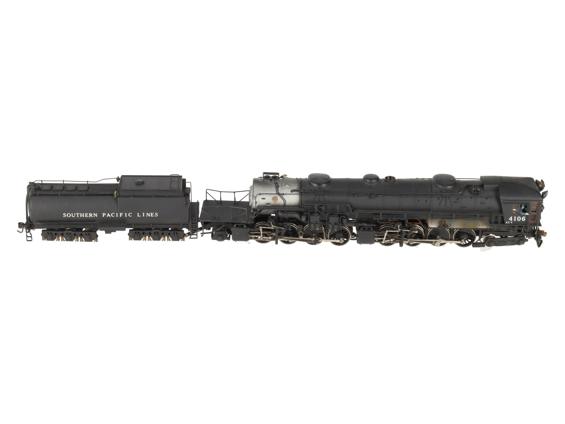 Max Gray HO Scale Brass SP AC-4 Cab Forward Steam Loco & Tender- Painted/Box