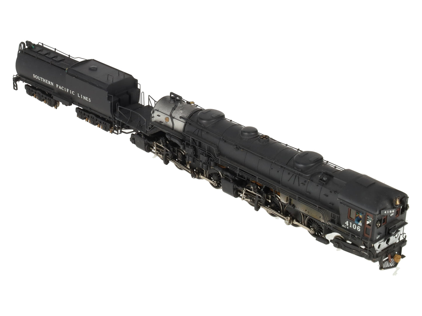 Max Gray HO Scale Brass SP AC-4 Cab Forward Steam Loco & Tender- Painted/Box