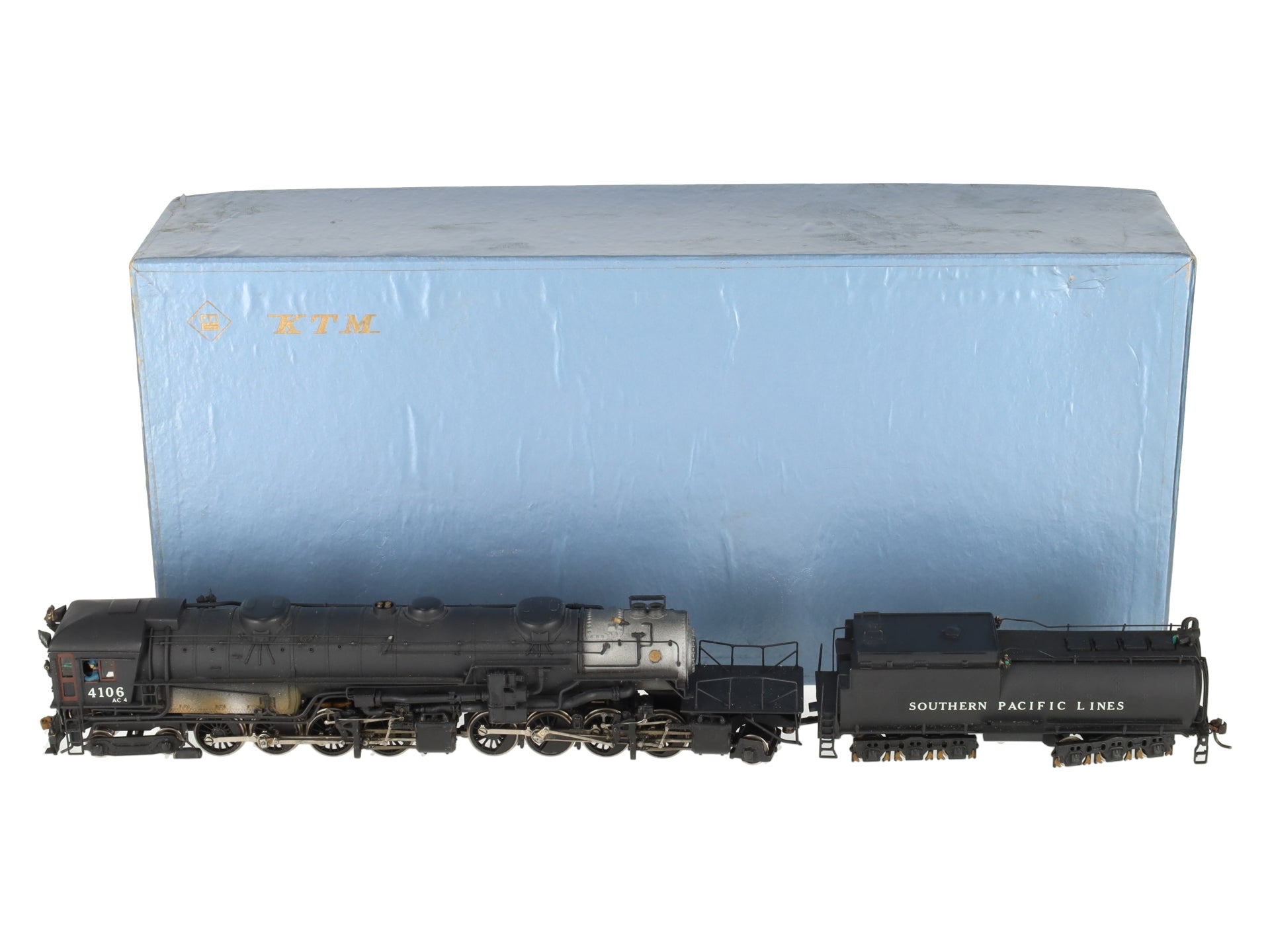 Max Gray HO Scale Brass SP AC-4 Cab Forward Steam Loco & Tender- Painted/Box