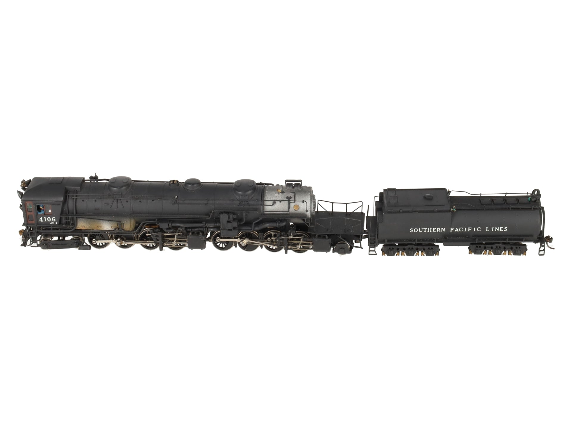 Max Gray HO Scale Brass SP AC-4 Cab Forward Steam Loco & Tender- Painted/Box