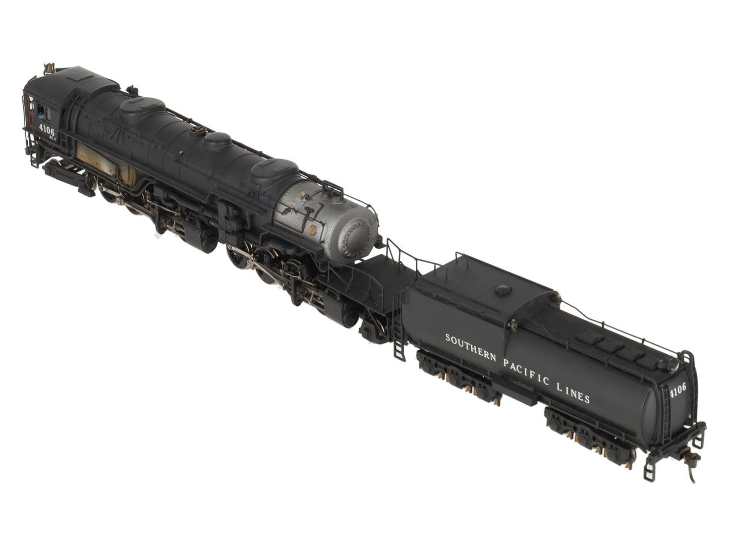 Max Gray HO Scale Brass SP AC-4 Cab Forward Steam Loco & Tender- Painted/Box