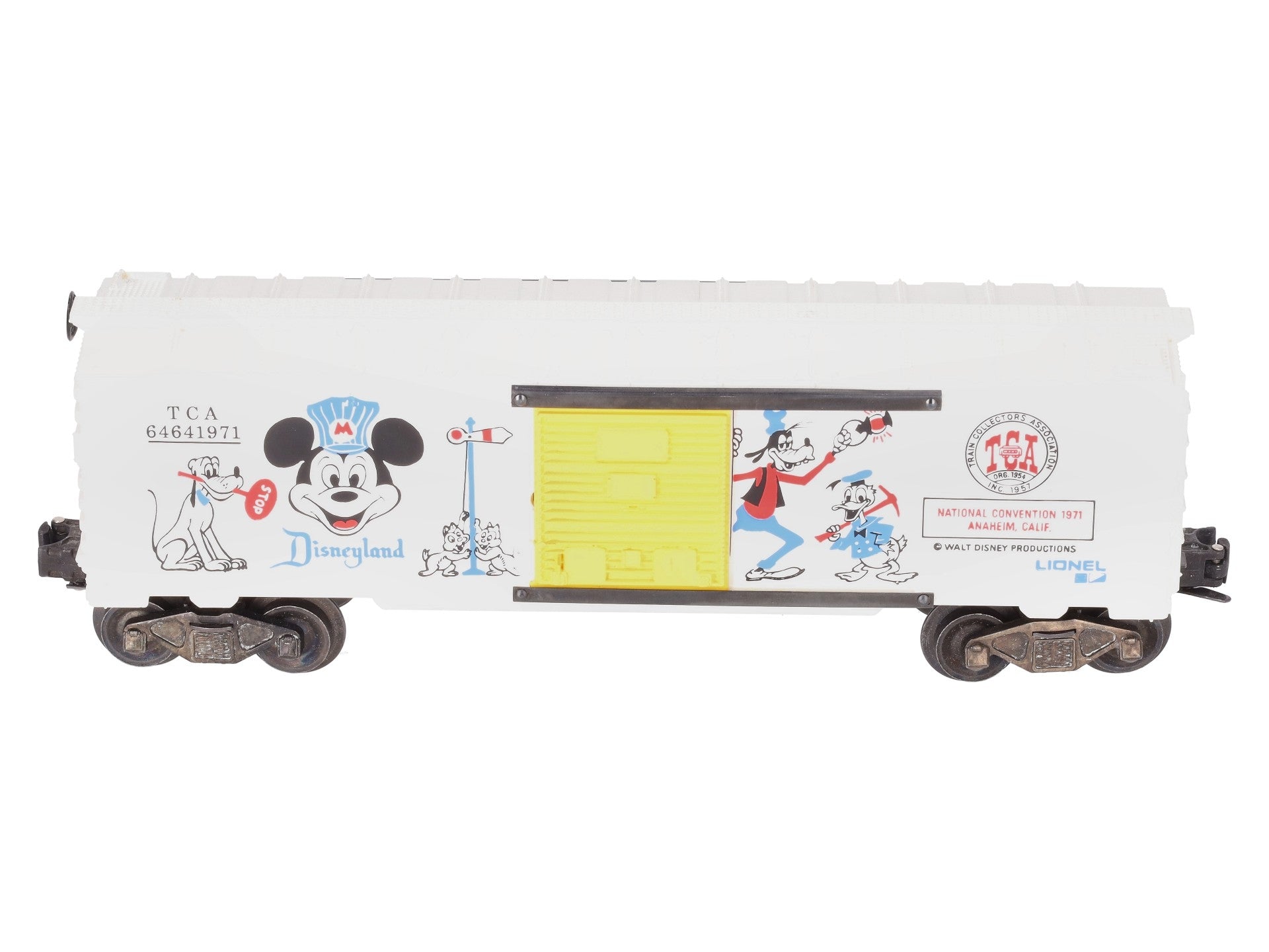Lionel 6464-1971 O Vintage TCA Anaheim Disneyland Box Car VG