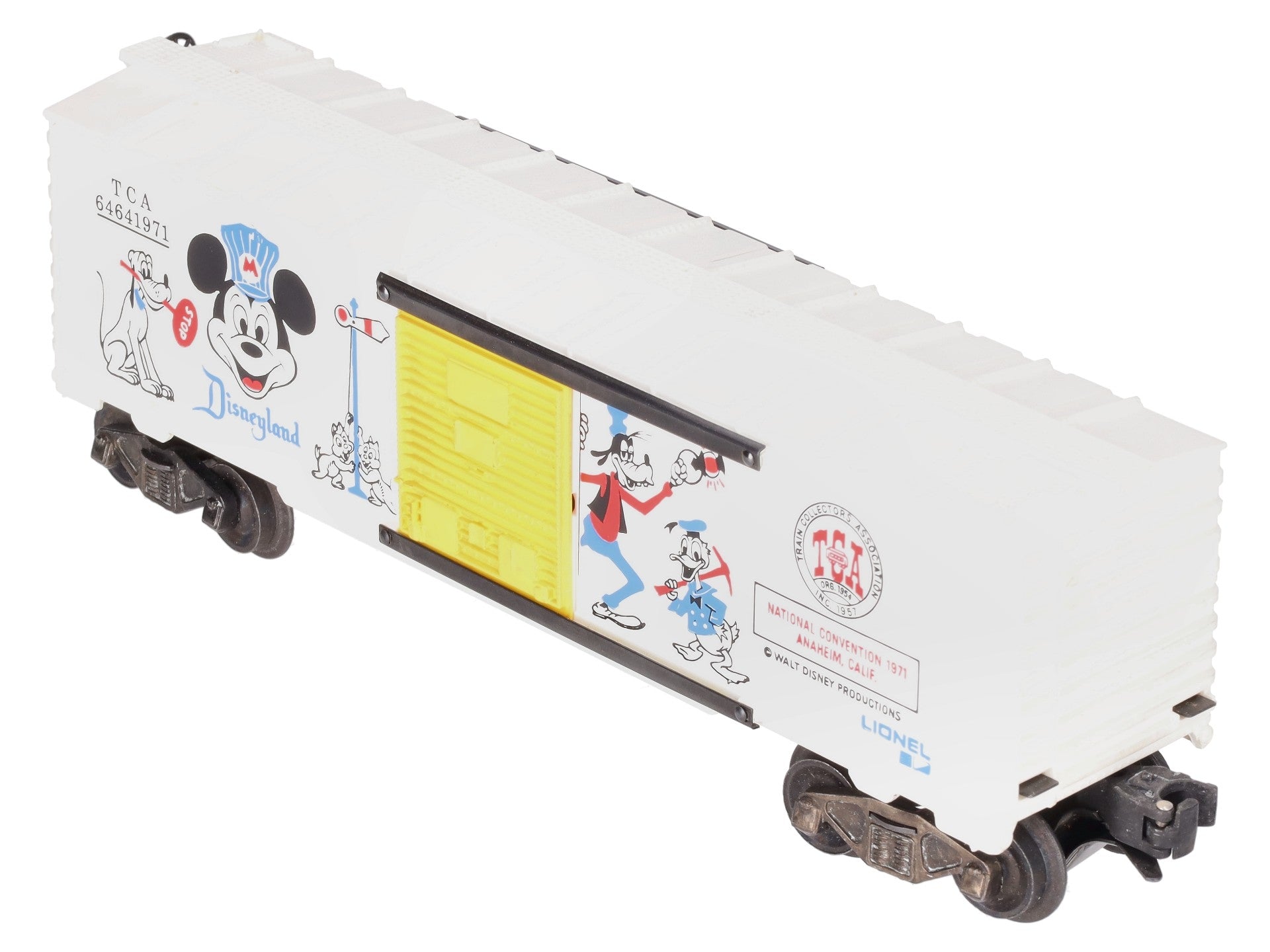 Lionel 6464-1971 O Vintage TCA Anaheim Disneyland Box Car VG