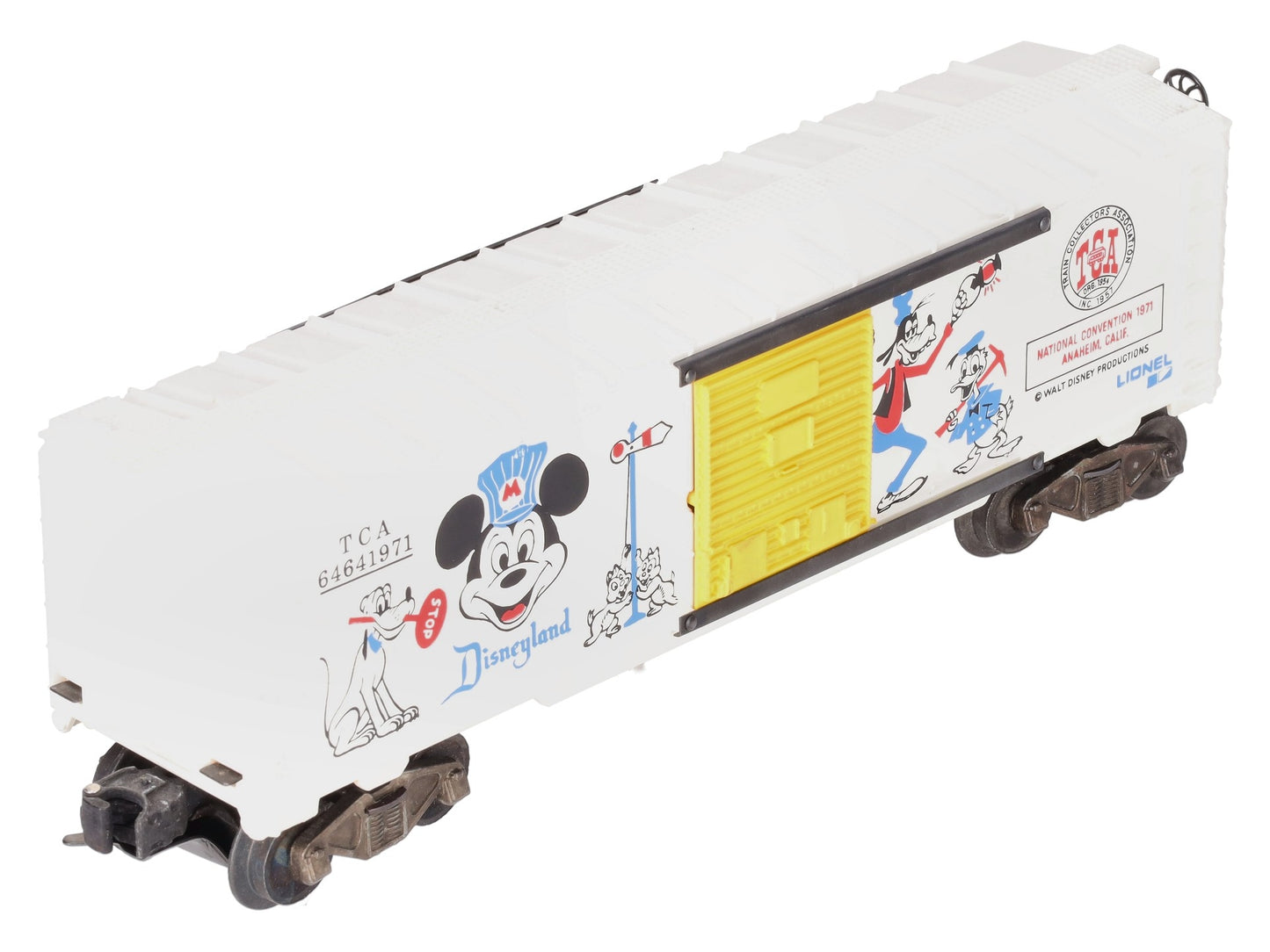 Lionel 6464-1971 O Vintage TCA Anaheim Disneyland Box Car VG