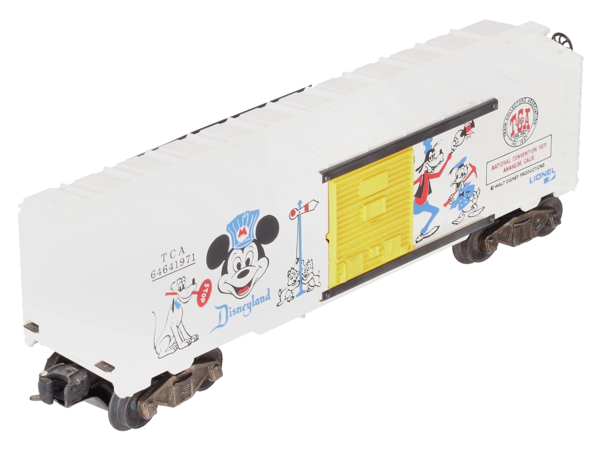 Lionel 6464-1971 O Vintage TCA Anaheim Disneyland Box Car VG