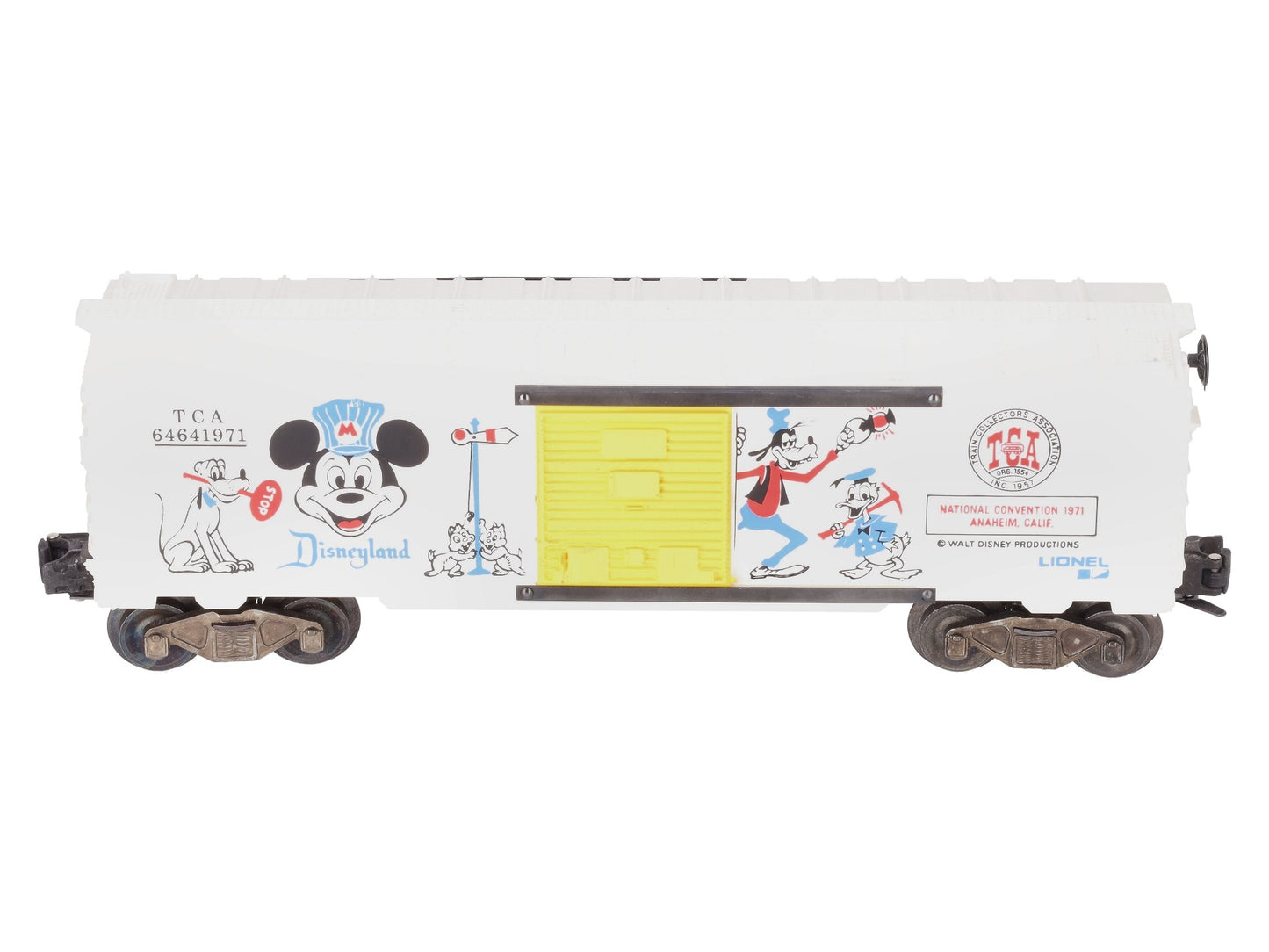 Lionel 6464-1971 O Vintage TCA Anaheim Disneyland Box Car VG