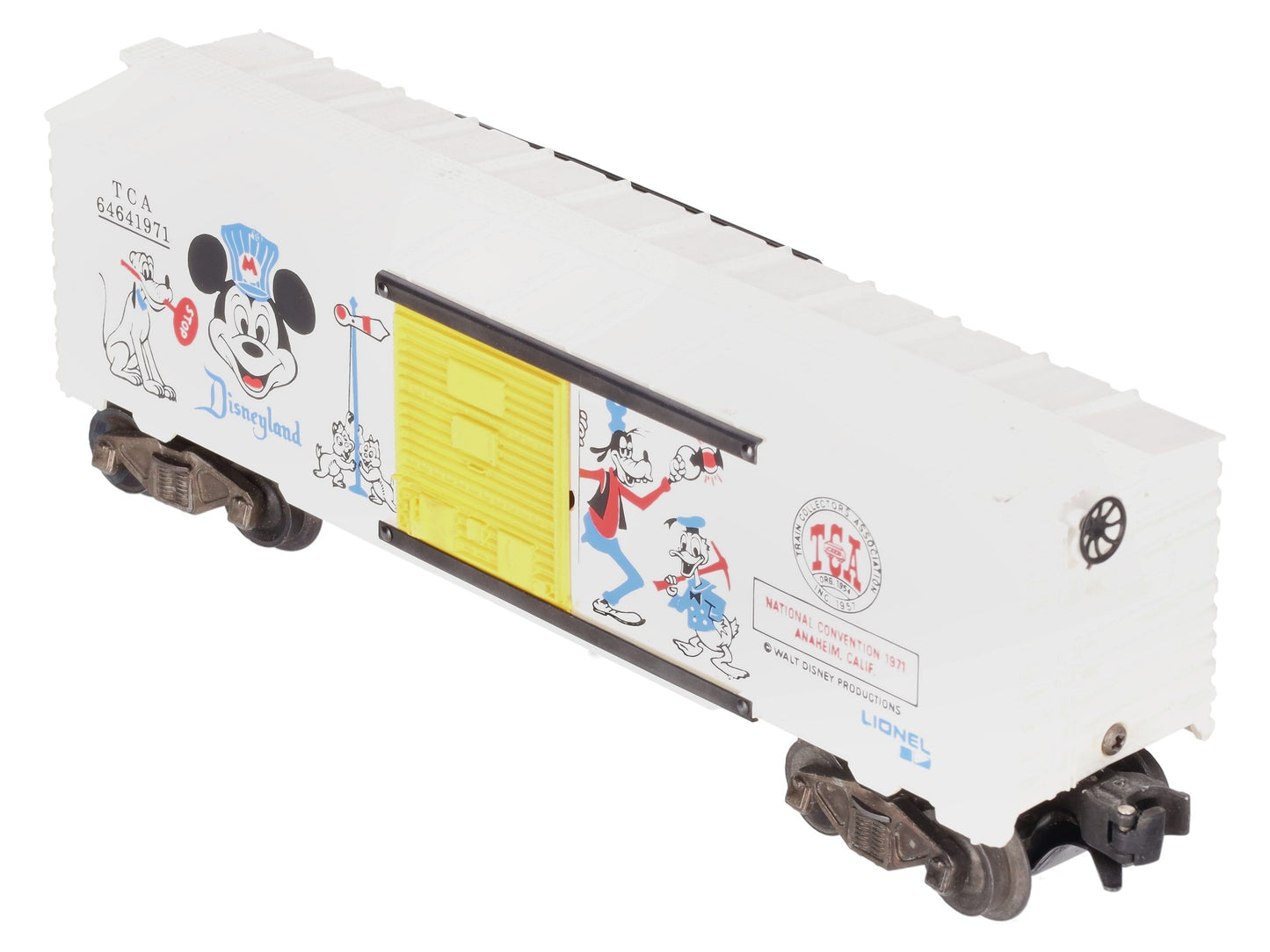 Lionel 6464-1971 O Vintage TCA Anaheim Disneyland Box Car VG