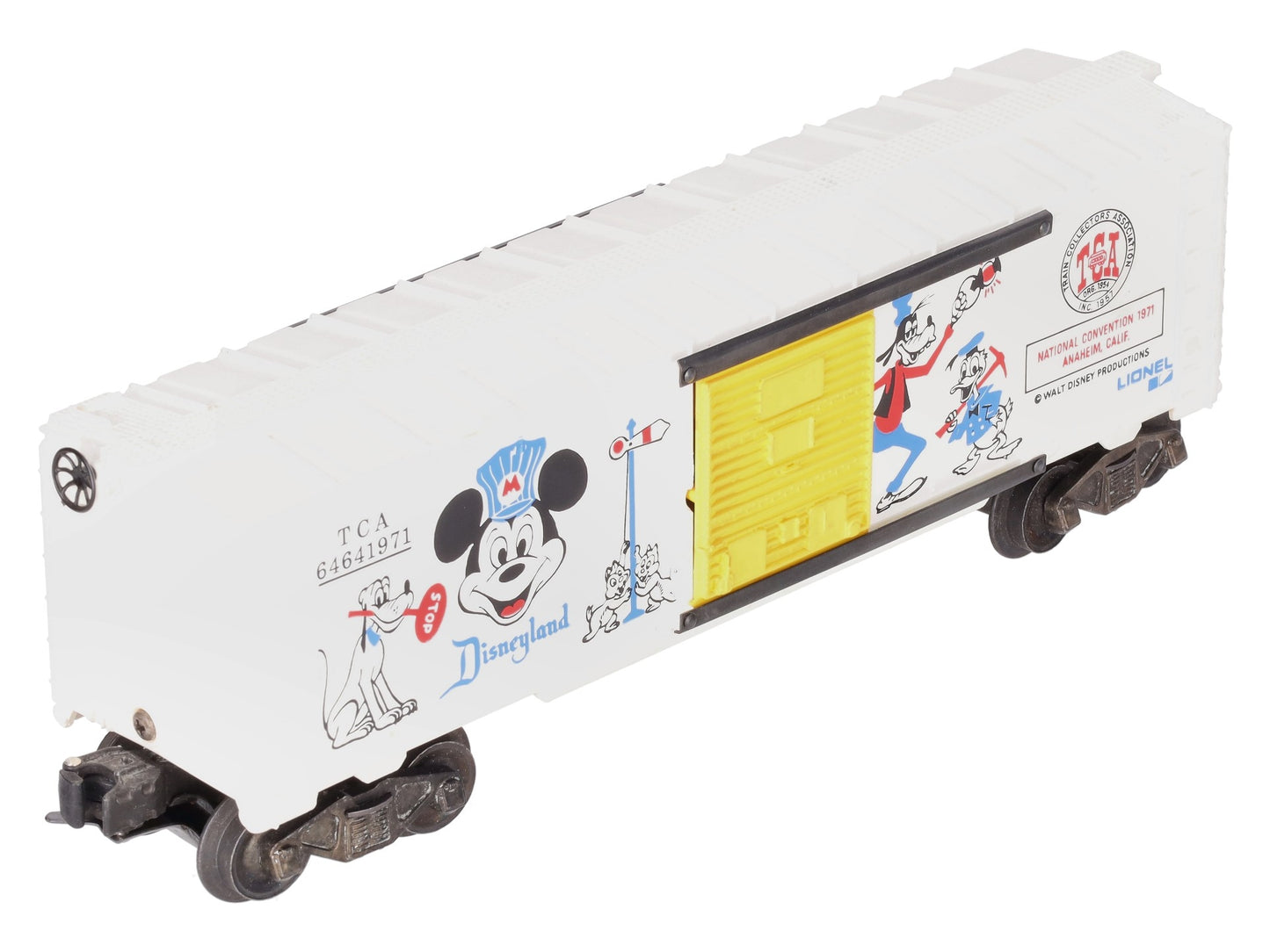 Lionel 6464-1971 O Vintage TCA Anaheim Disneyland Box Car VG