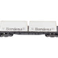 American Flyer 24575 S National Flatcar w/ Borden Milk Containers & Kleer-Pak EX/Box