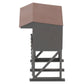 HO Scale Painted Brass Coal Bunker EX