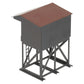 HO Scale Painted Brass Coal Bunker EX