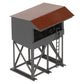 HO Scale Painted Brass Coal Bunker EX