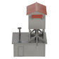 HO Scale Painted Brass Water Tower EX