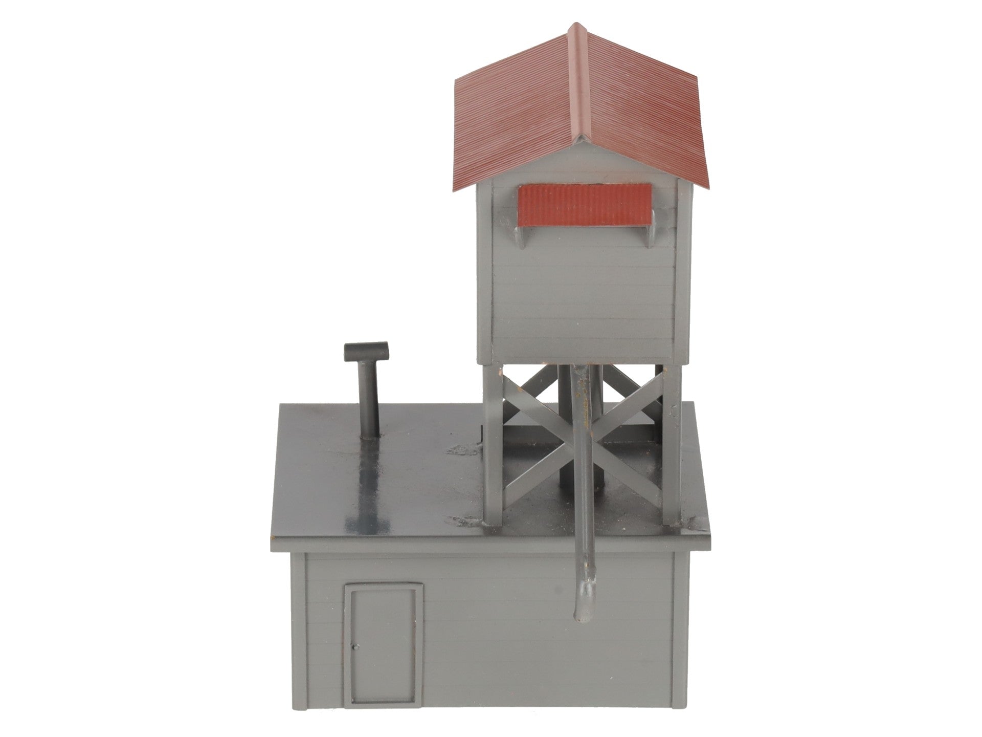 HO Scale Painted Brass Water Tower EX