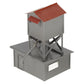 HO Scale Painted Brass Water Tower EX