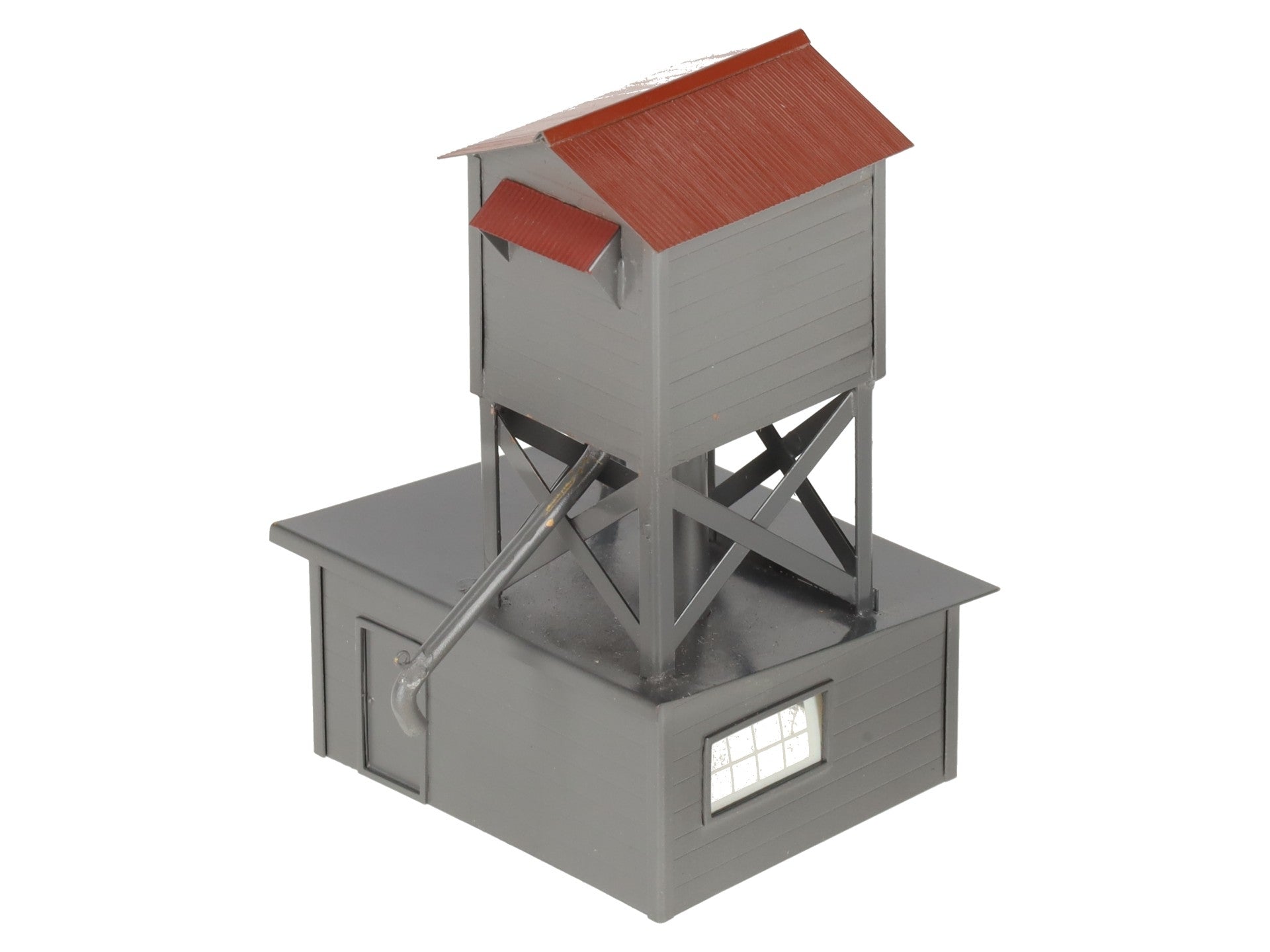 HO Scale Painted Brass Water Tower EX