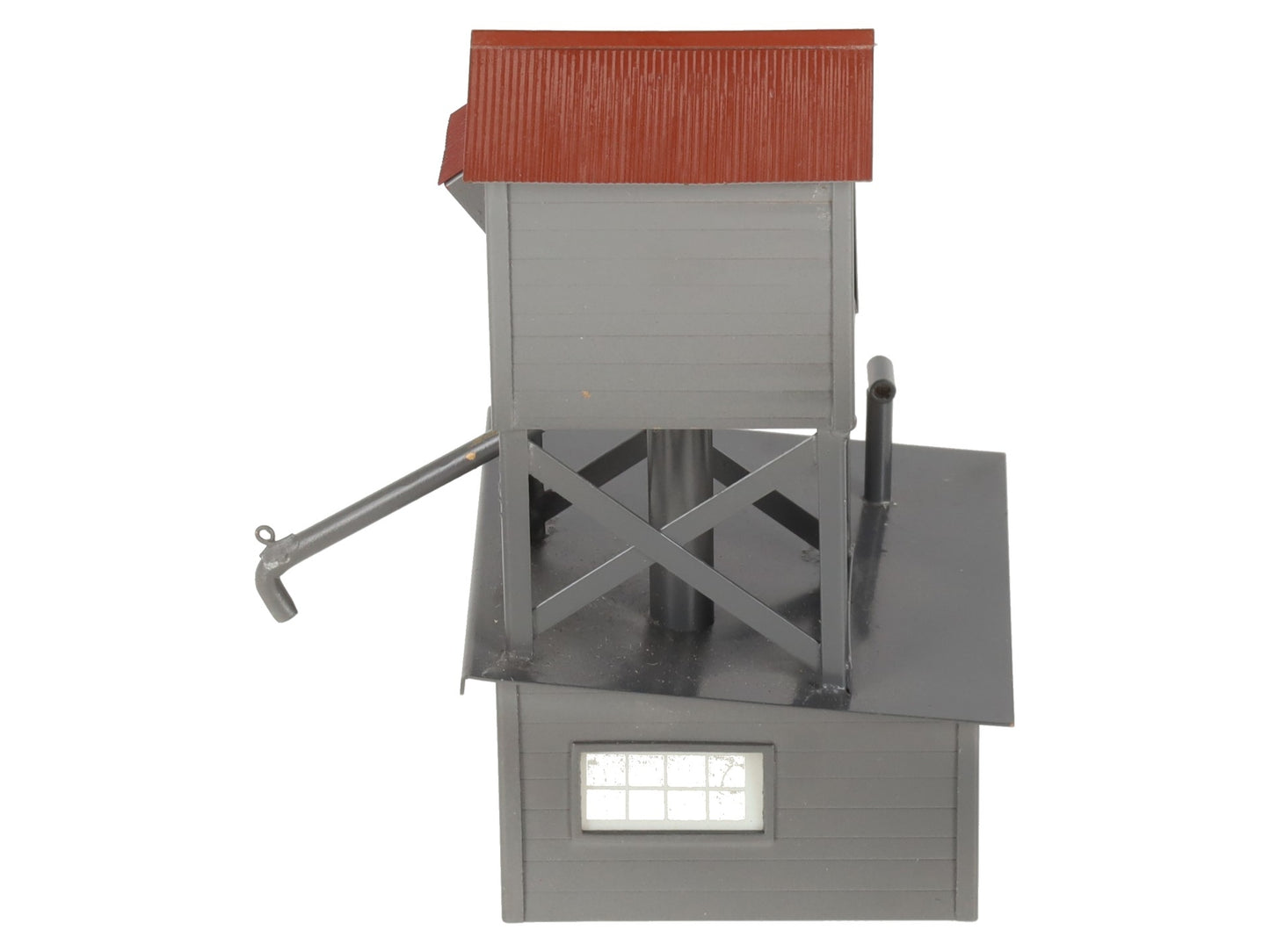 HO Scale Painted Brass Water Tower EX