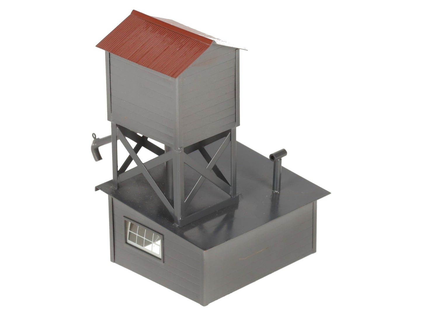 HO Scale Painted Brass Water Tower EX