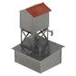 HO Scale Painted Brass Water Tower EX