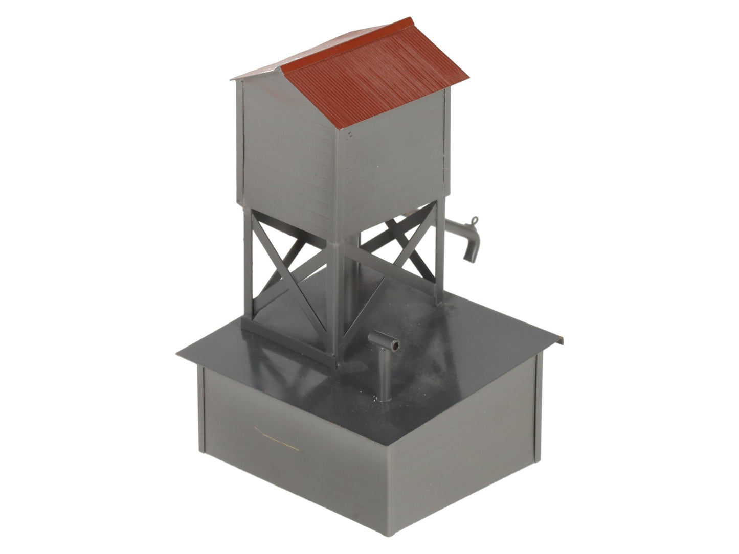HO Scale Painted Brass Water Tower EX
