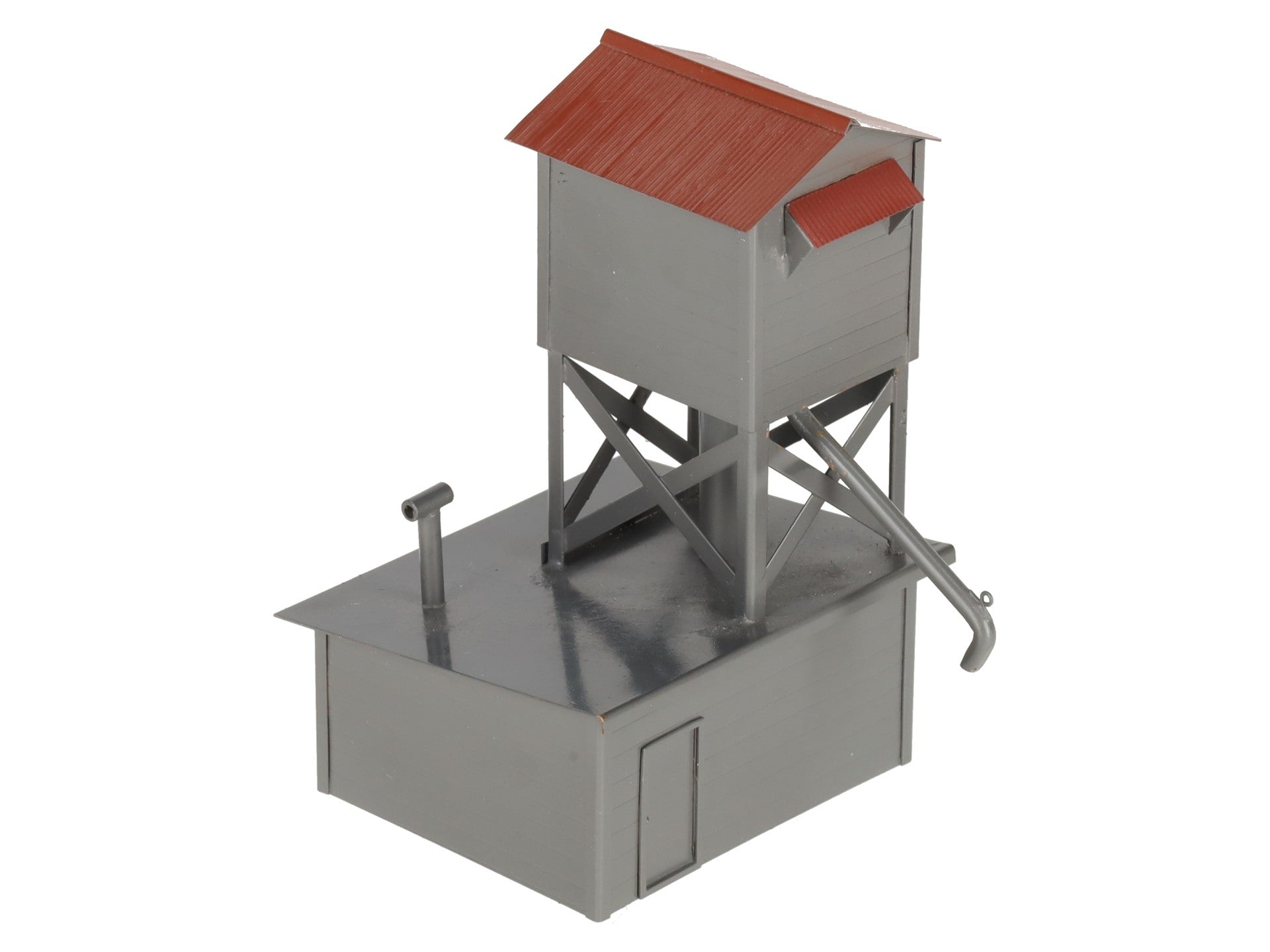 HO Scale Painted Brass Water Tower EX