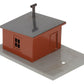 HO Scale Painted Brass Building EX