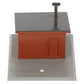 HO Scale Painted Brass Building EX